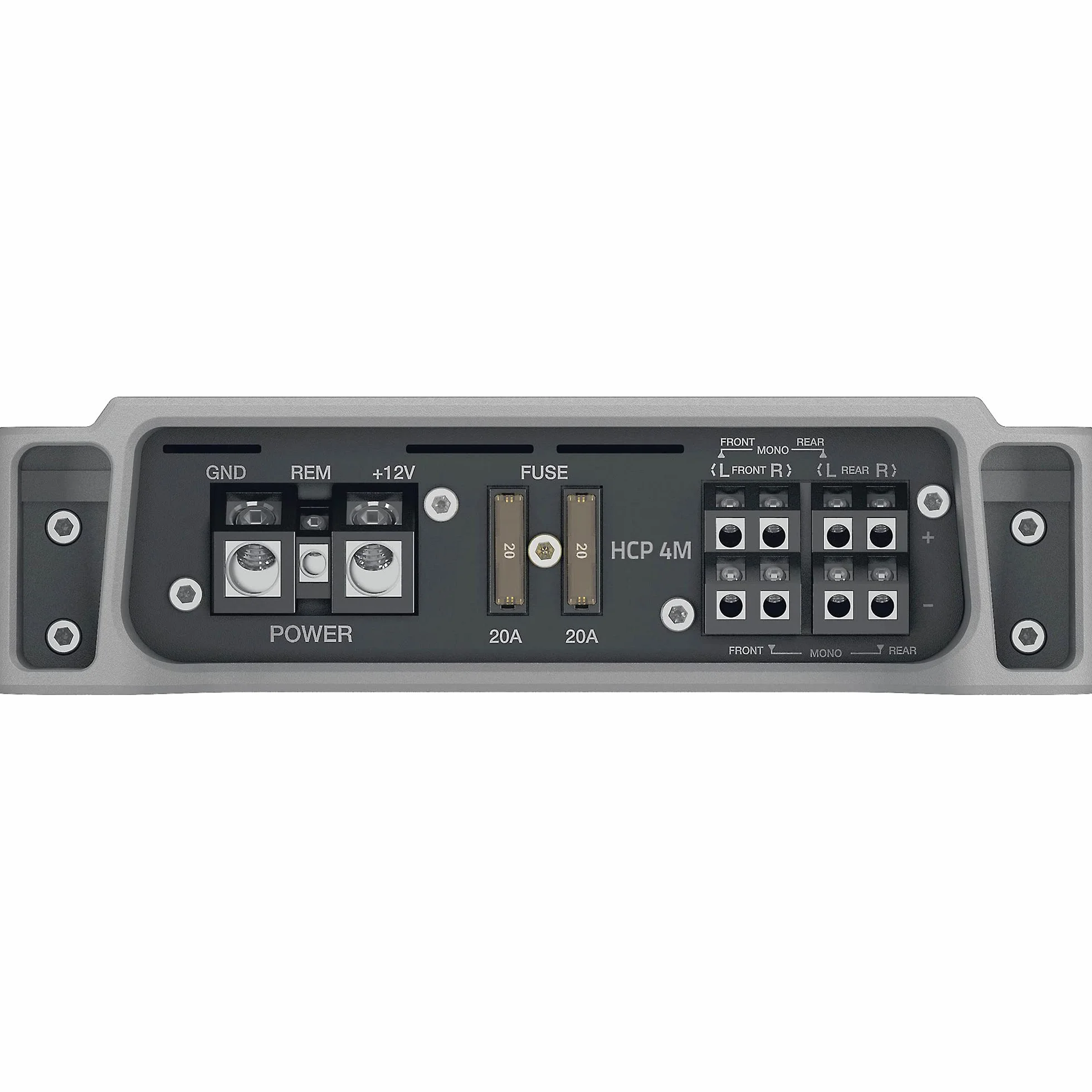 Hertz HCP 4 – Amplificatore per auto a 4 canali Classe AB, 4x95W su 2 ohm, design compatto e prestazioni elevate
