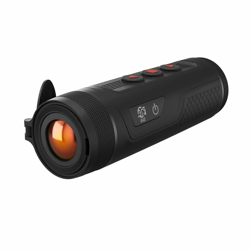 ATN BlazeTrek - Monocolo termico da caccia, sensore 384 x 288/640 x 512, 50 Hz, 12 μm, 25 mK, display AMOLED 800 × 600, estrazione oculare da 15 mm, batteria 7+ ore, USB Type-C, IP67, leggero (640 x