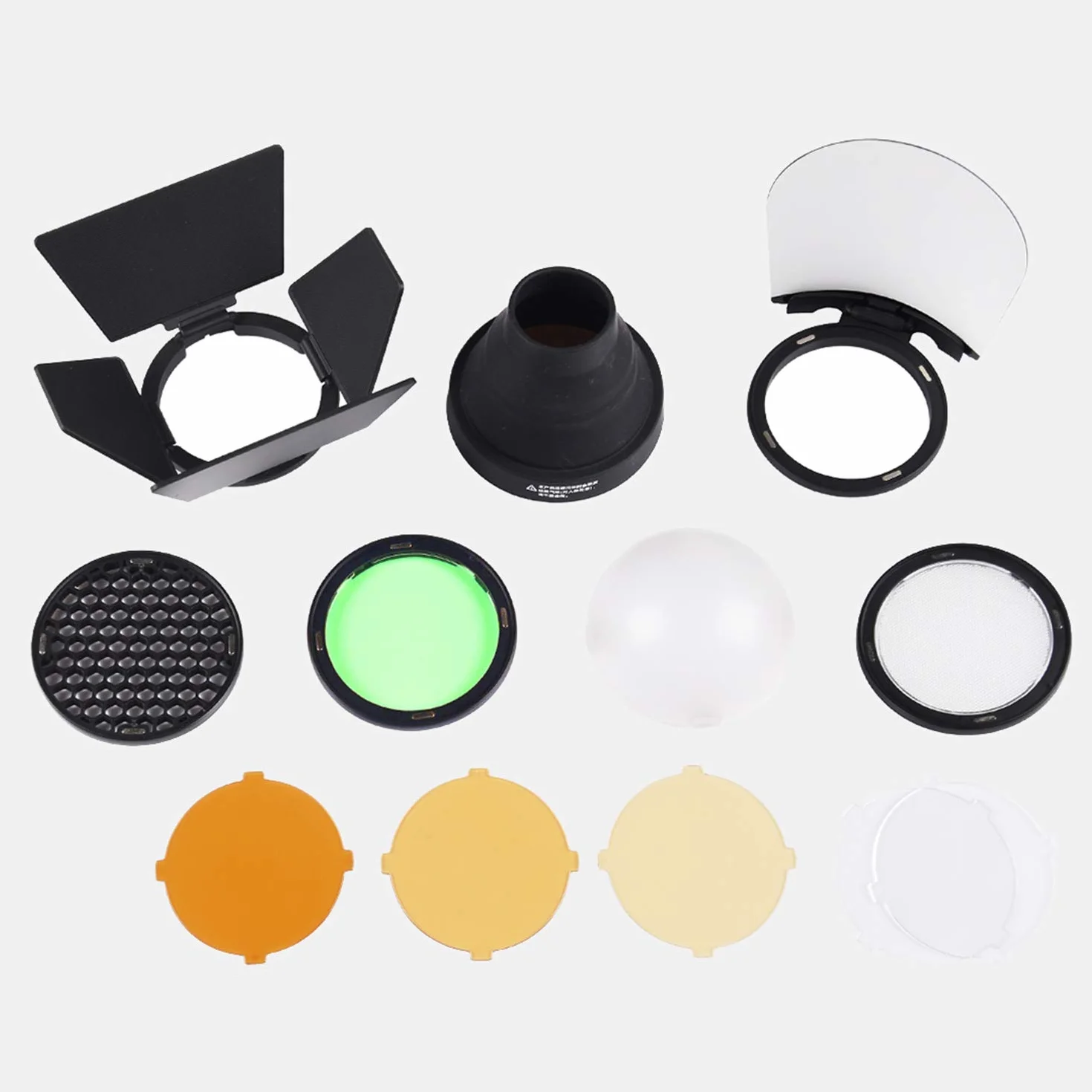 Godox Kit S-R1 e AK-R1 Flash Diffusore Light Softbox Speedlite Flash Accessori con supporto universale Adpater per Canon, per Nikon, per Sony Speedlight