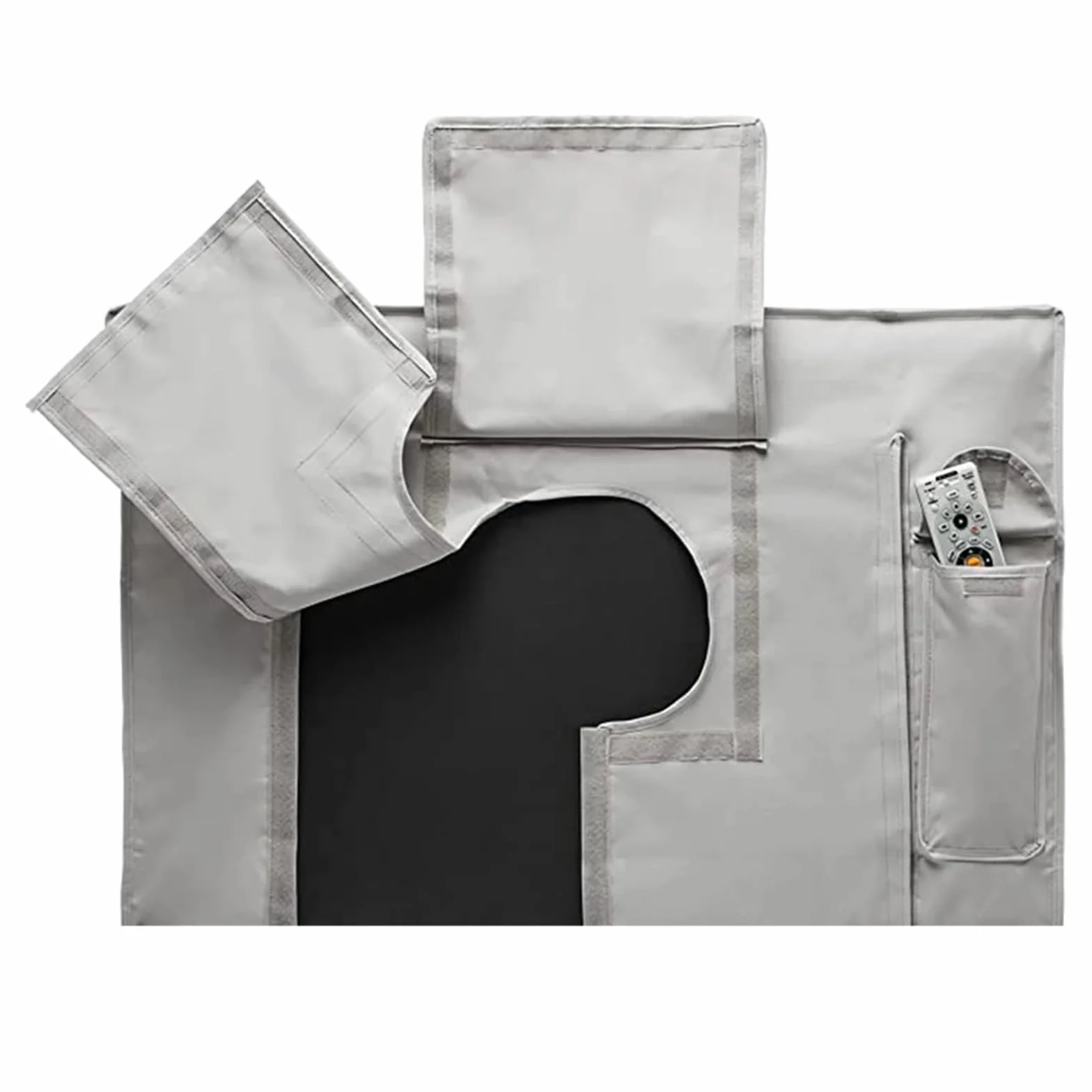 Copri Televisore TV esterna resistente alle intemperie Beige 70"-75" 40"-65" Schermo TV protettivo Gray