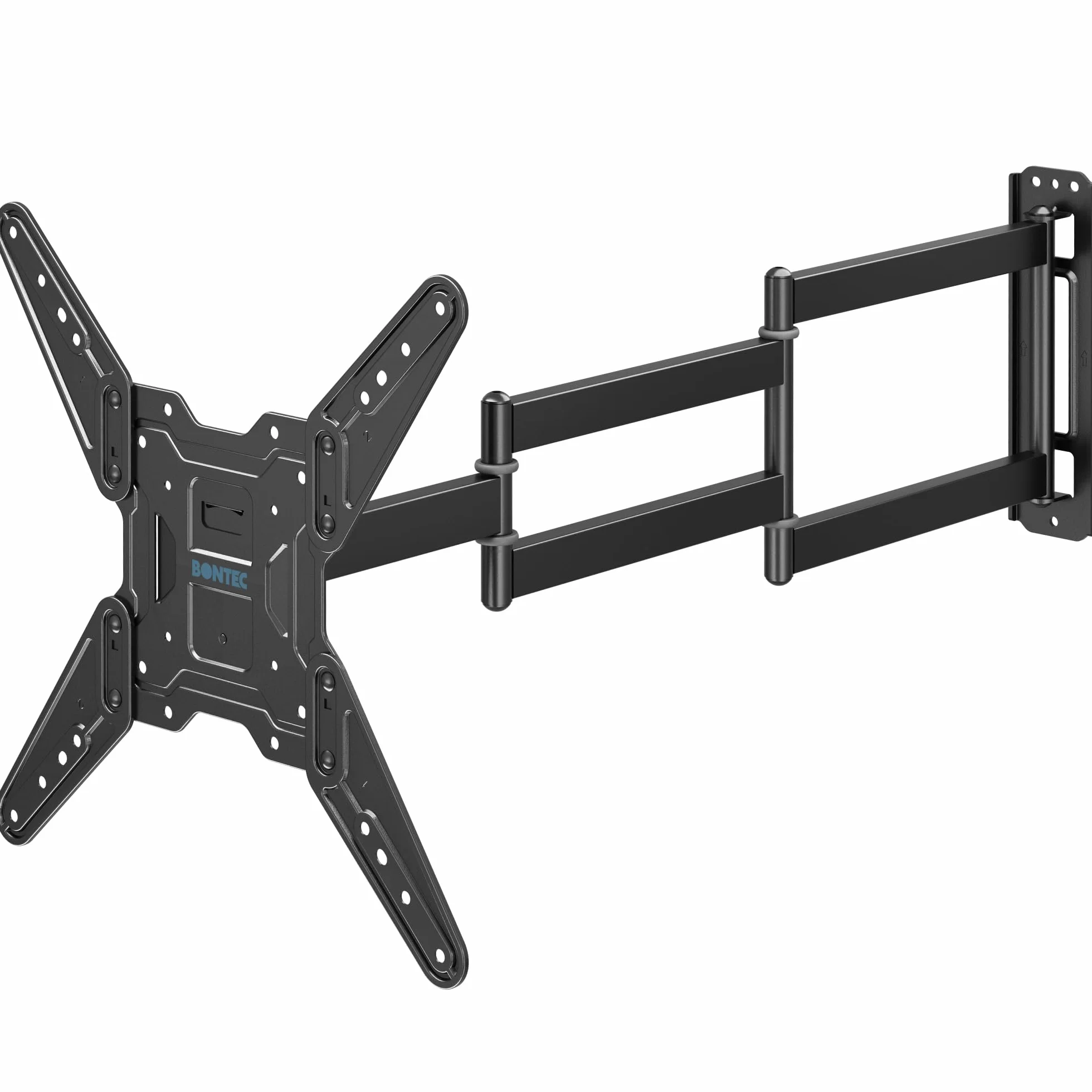 BONTEC Supporto TV da Parete 26-65" Staffa Orientabile Inclinabile Braccio Estensibile 950mm VESA 400x400mm Portata 35 kg