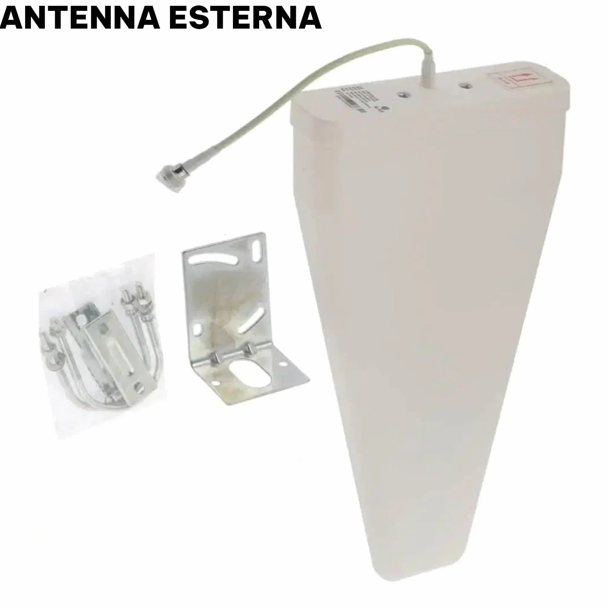 Topolenashop Amplificatore Segnale Cellulare 3G/4G/5G Tri Banda – Ripetitore Universale con Antenna Interna/Esterna, Copertura 500 m² – Compatibile Tutti gli Operatori – Cavi e Alimentatore Inclusi