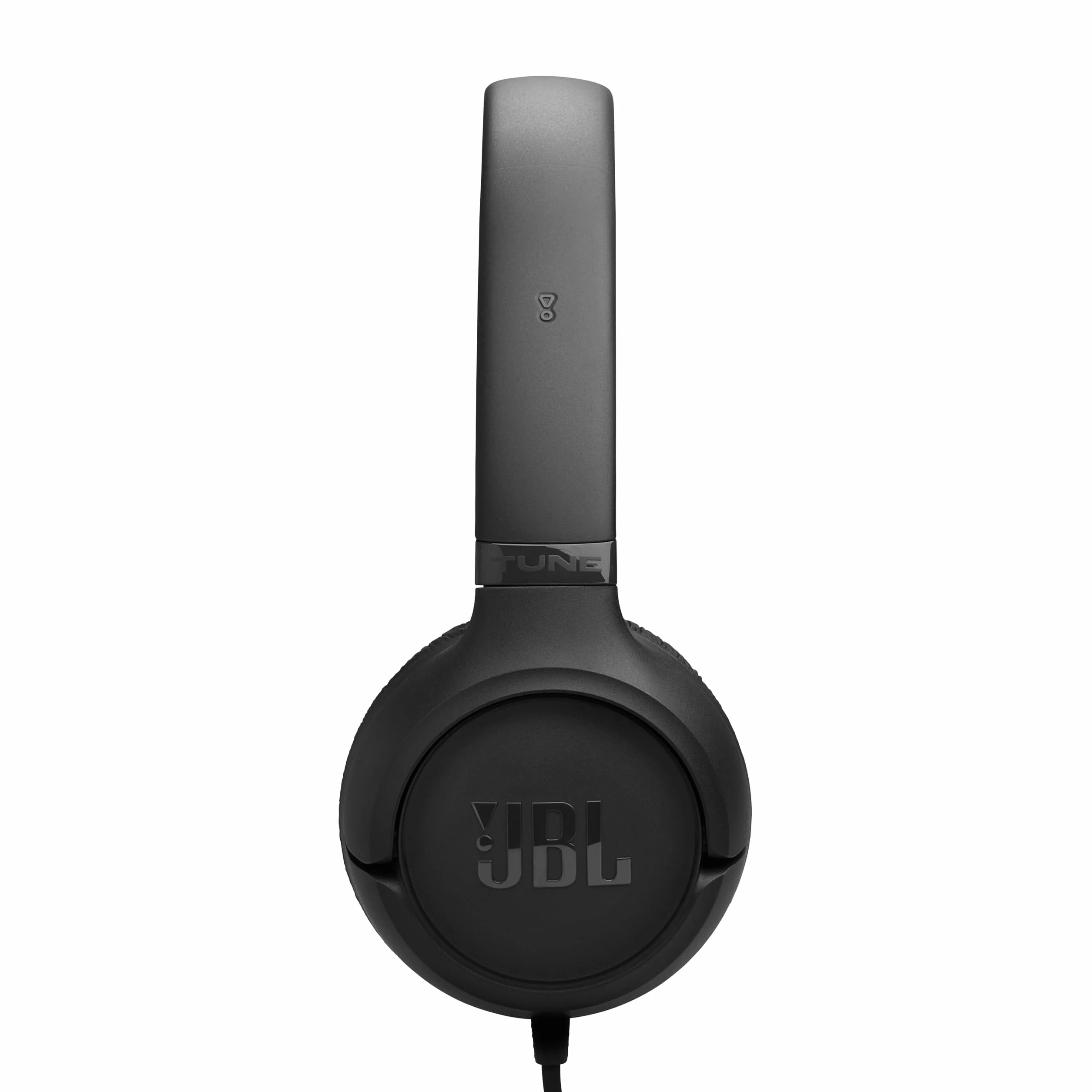 JBL Tune 530 Cuffie con Filo On Ear, Microfono, Suono JBL Pure Bass, Preimpostazioni EQ, Design Pieghevole e Cavo Anti-Groviglio, Nero