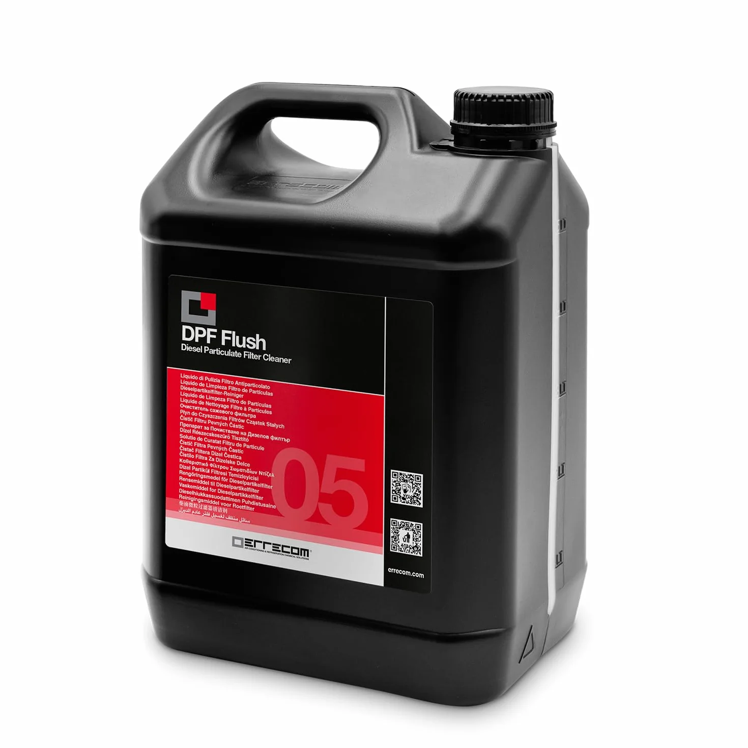 ERRECOM Dpf Flush, Pulitore per Filtro Antiparticolato (FAP) e Catalizzatore, 5 L