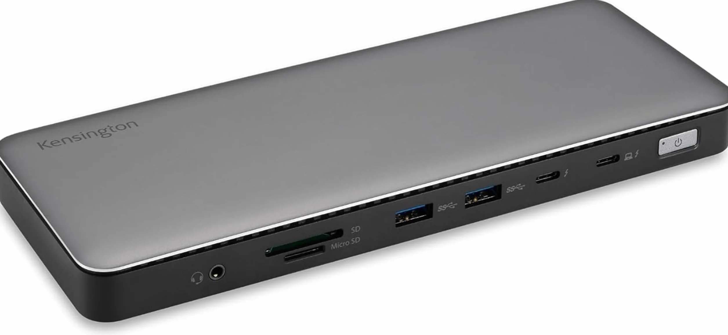 Kensington SD5760T Docking Station Thunderbolt 4 per Doppio Monitor 8K/4K con Lettore di Schede Micro SD, Alimentazione 96 W, 2 Porte HDMI, Ethernet, USB-C 3.2 e 4 Porte USB-A (K34110EU)