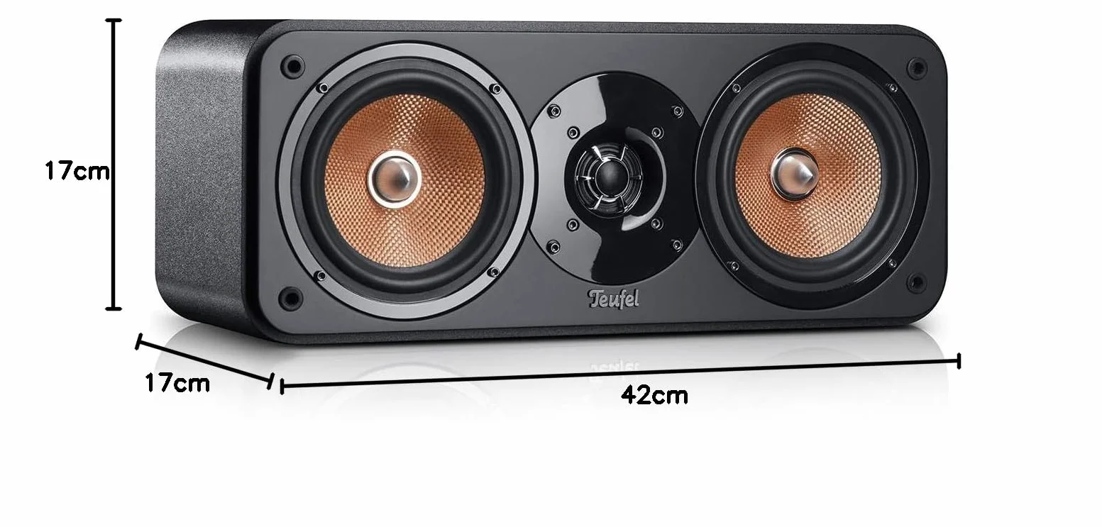 Teufel Ultima Center diffusore audio centrale per Ultima 40 e 20 - nero