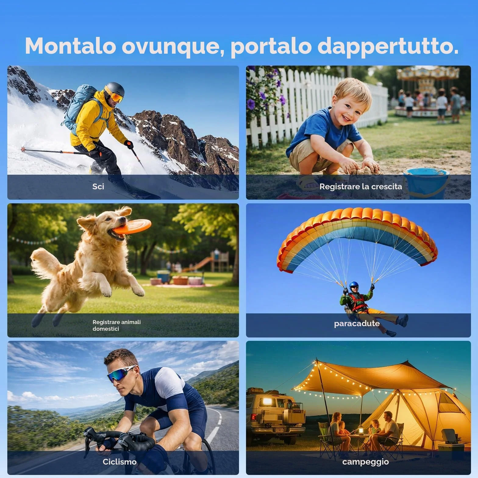 Mini Action Cam 4K 30fps con Custodia di Ricarica, Body Cam Magnetica Indossabile 64GB, Stabilizzata 6-Assi EIS, Grandangolo 150° POV per Moto Vlog Bici
