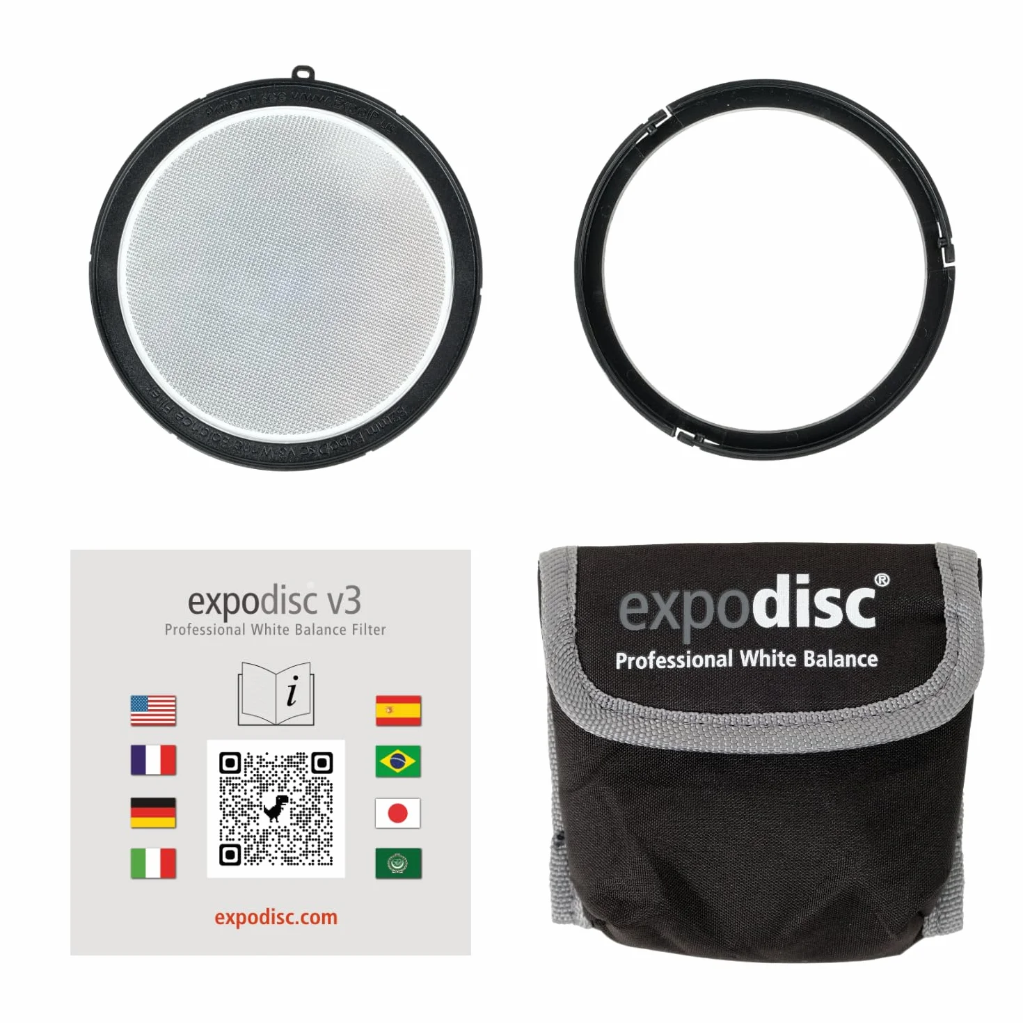 ExpoDisc Filtro professionale per bilanciamento del bianco v3 (82 mm)