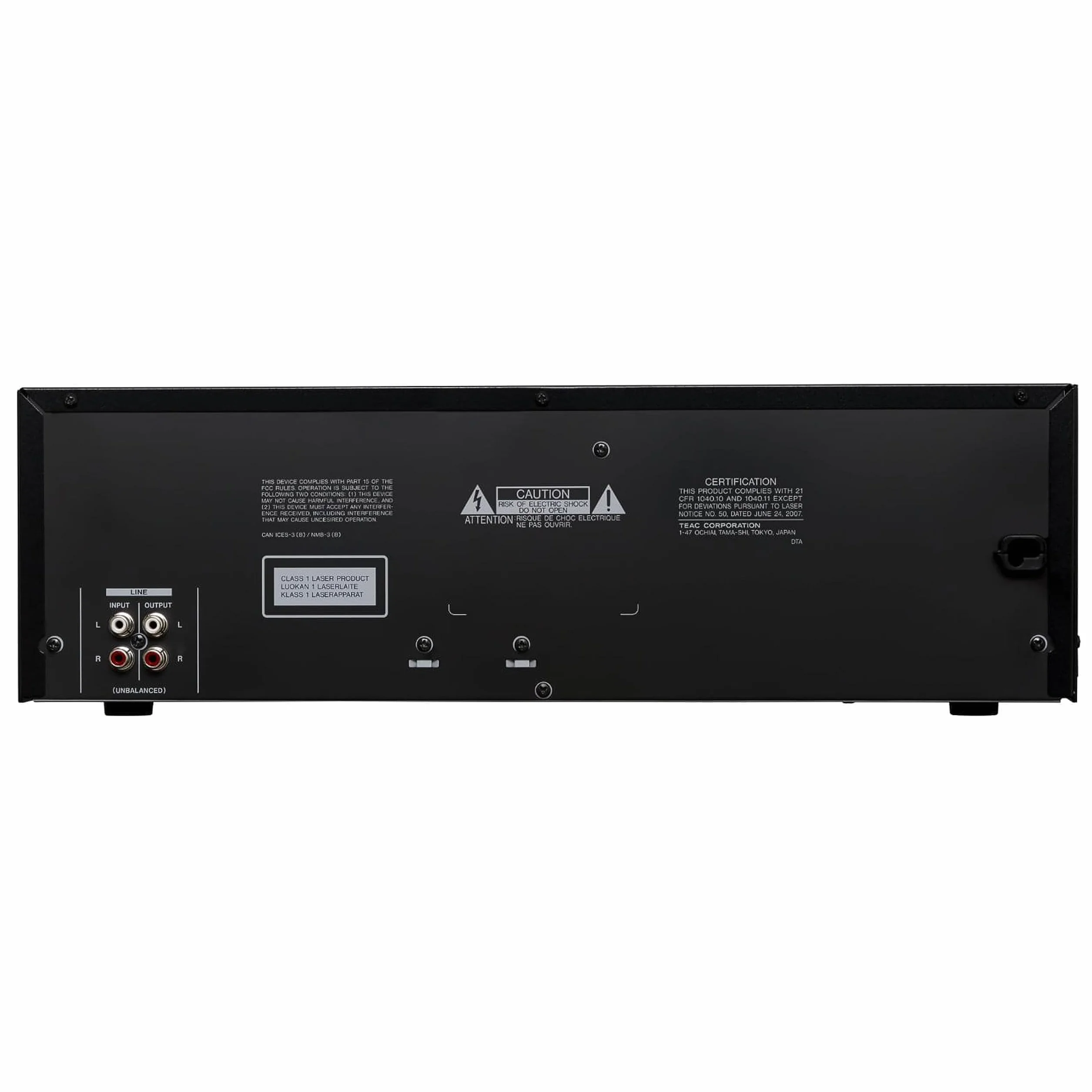 Tascam Lettore CD, scheda di cassette e registratore USB, CD-A580 v2