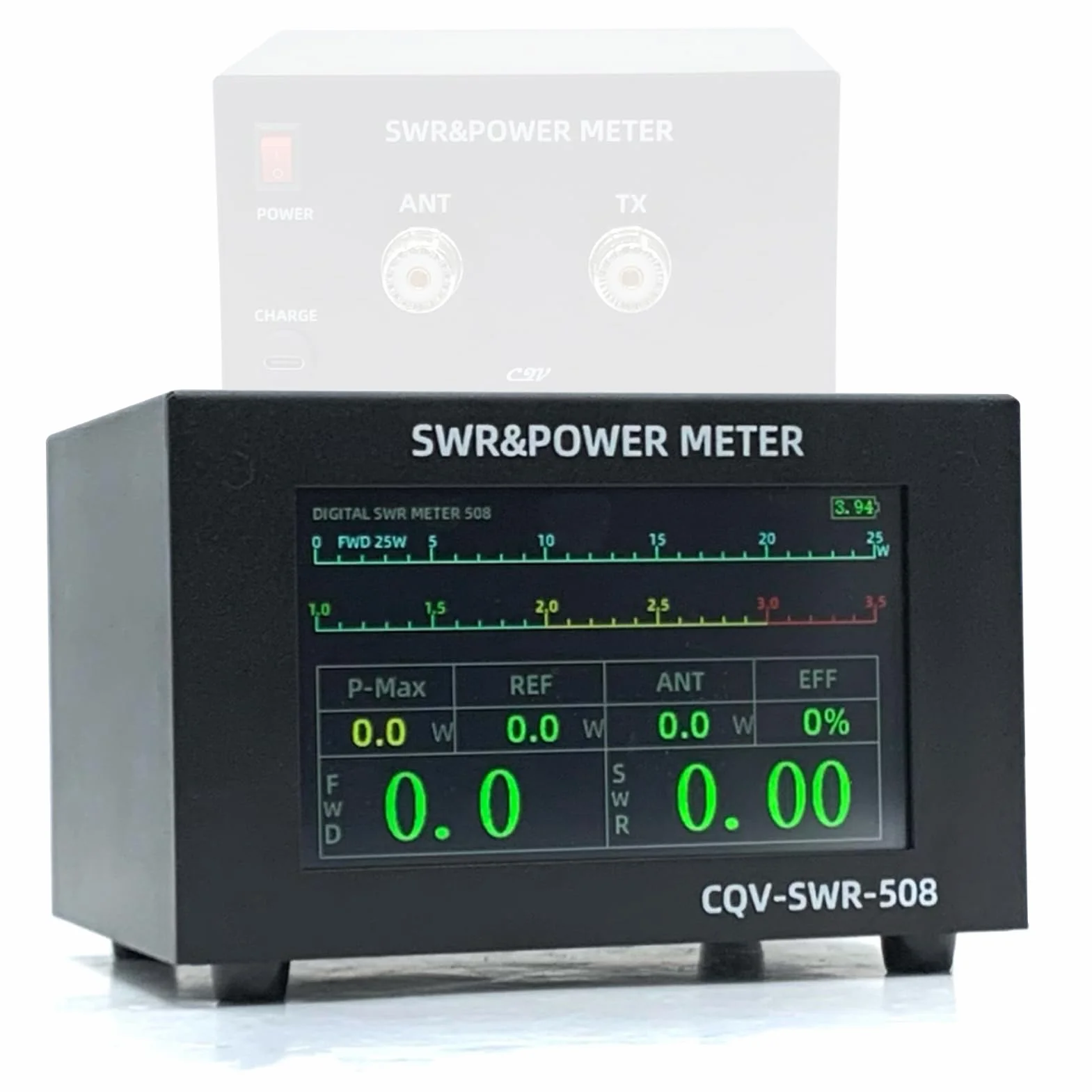 Cocoarm Misuratore SWR Digitale Ad Alta Potenza da 200 W, Frequenza 1,8-54 Mhz, Display a Colori IPS, Ideale per gli Appassionati di Radioamatori