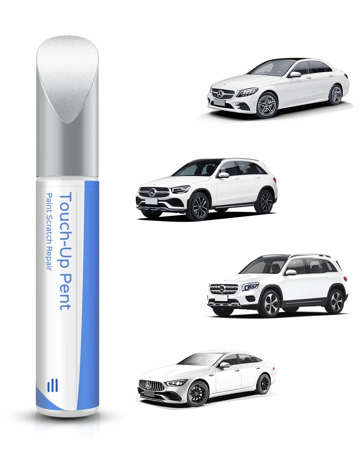 Polar White Touch Up Colour Mercedes-Benz A C E G M GL GLA GLB GLC GLE GLK CLA CLS SL SLK AMG GT