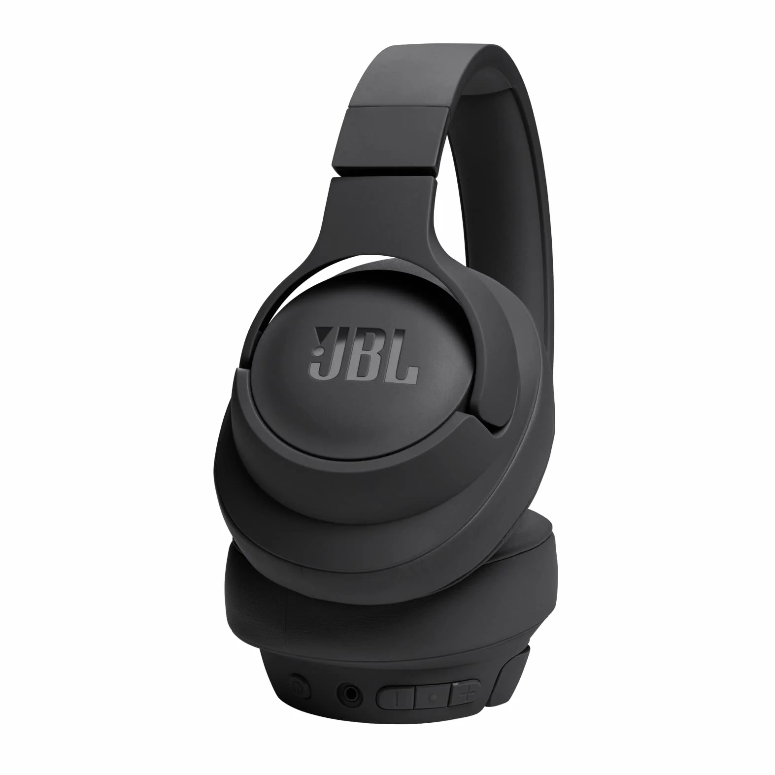 JBL Tune 720 BT Cuffie Over-Ear Bluetooth Wireless, Pieghevoli e Leggere, Microfono e Comandi su Padiglione con Voice Aware, JBL Pure Bass, Connessione Multipoint, fino a 76 ore di Autonomia, Nero