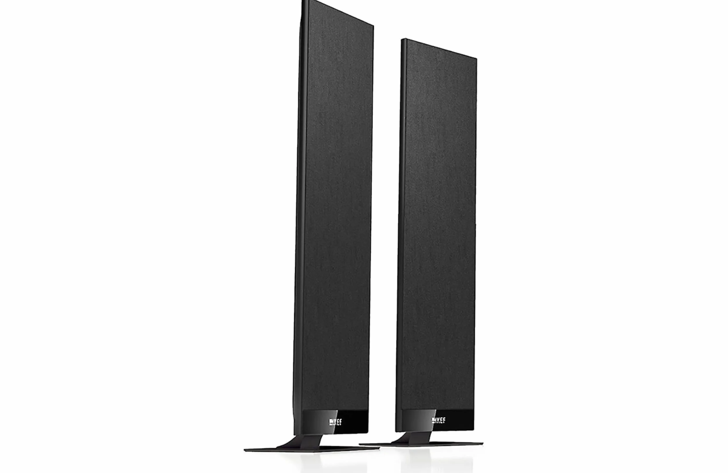 KEF T301 Lautsprecher Schwarz Paar|Ultra Flach| 3,5cm tief|10-150W|HiFi|Heimkino|TV