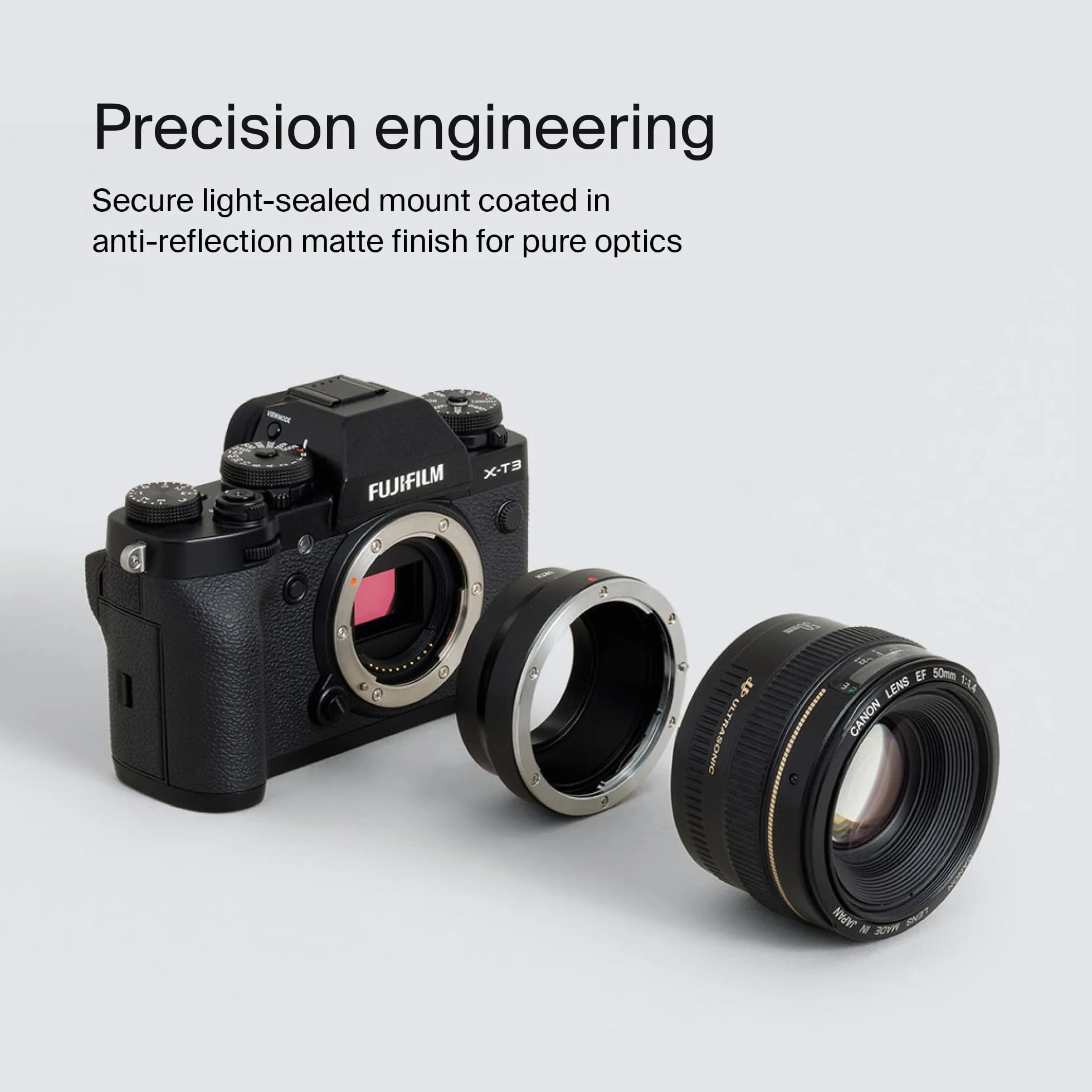 Urth Adattatore Innesto Obiettivo (Manuale): Compatibile con Canon (EF/EF-S) Obiettivo to Fujifilm X Corpo Macchina