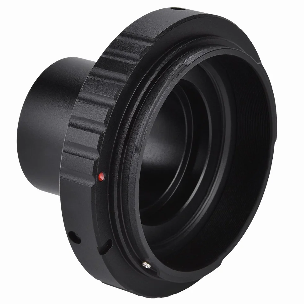 Adattatore per Montaggio telescopio Anello Adattatore per telescopio Adattatore di Montaggio per telescopio astronomico da 1,25 Pollici T Obiettivo per Fotocamera ad Anello SLR
