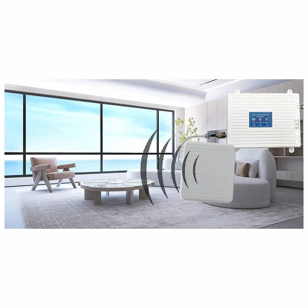 Trade Shop - Set Amplificatore Segnale Cellulare 2g 3g 4g LTE 900 1800 2100 MHz DCS Wcdma gsm
