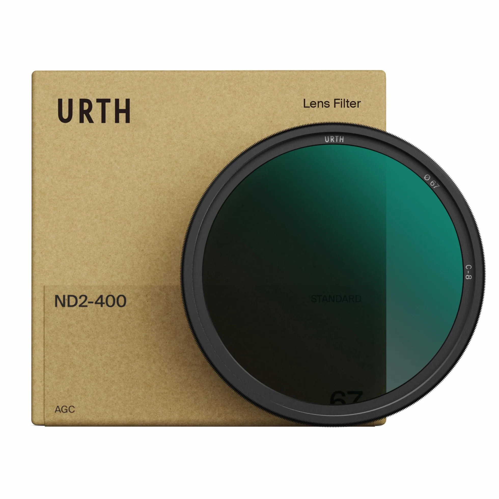 Urth 67 mm Filtro ND Variabile ND2-400 per Obiettivo - 1-8.6 Stop, Eccezionale Chiarezza e Fedeltà Cromatica, Densità Neutra per Fotocamera