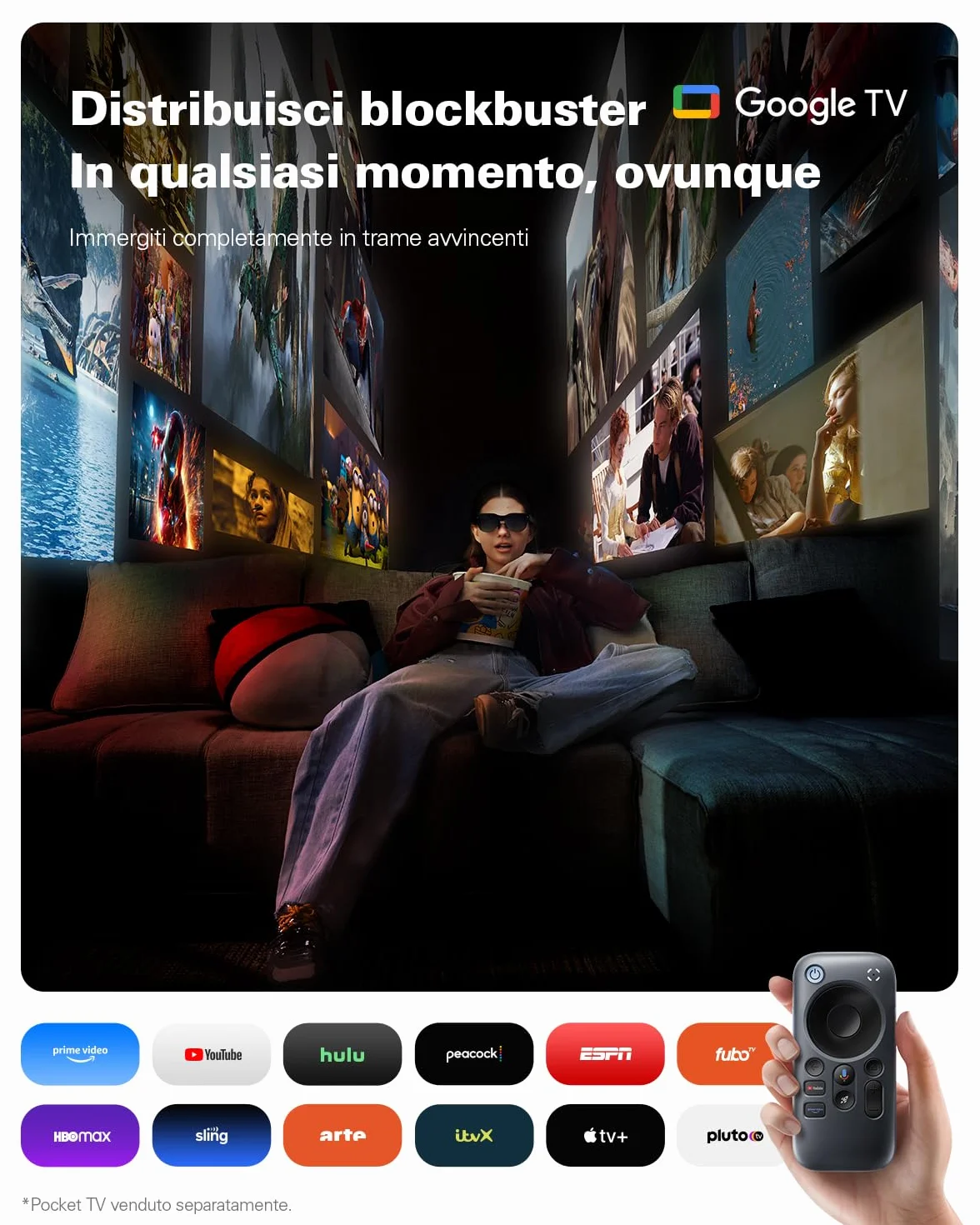 RayNeo Air 3s Occhiali AR/XR, Display HueView 201" 120Hz FHD, Dispositivo video AR portatile per iPhone 16/15, Android, Mac, Switch, PS5, Steam Deck – Teatro indossabile di prossima generazione
