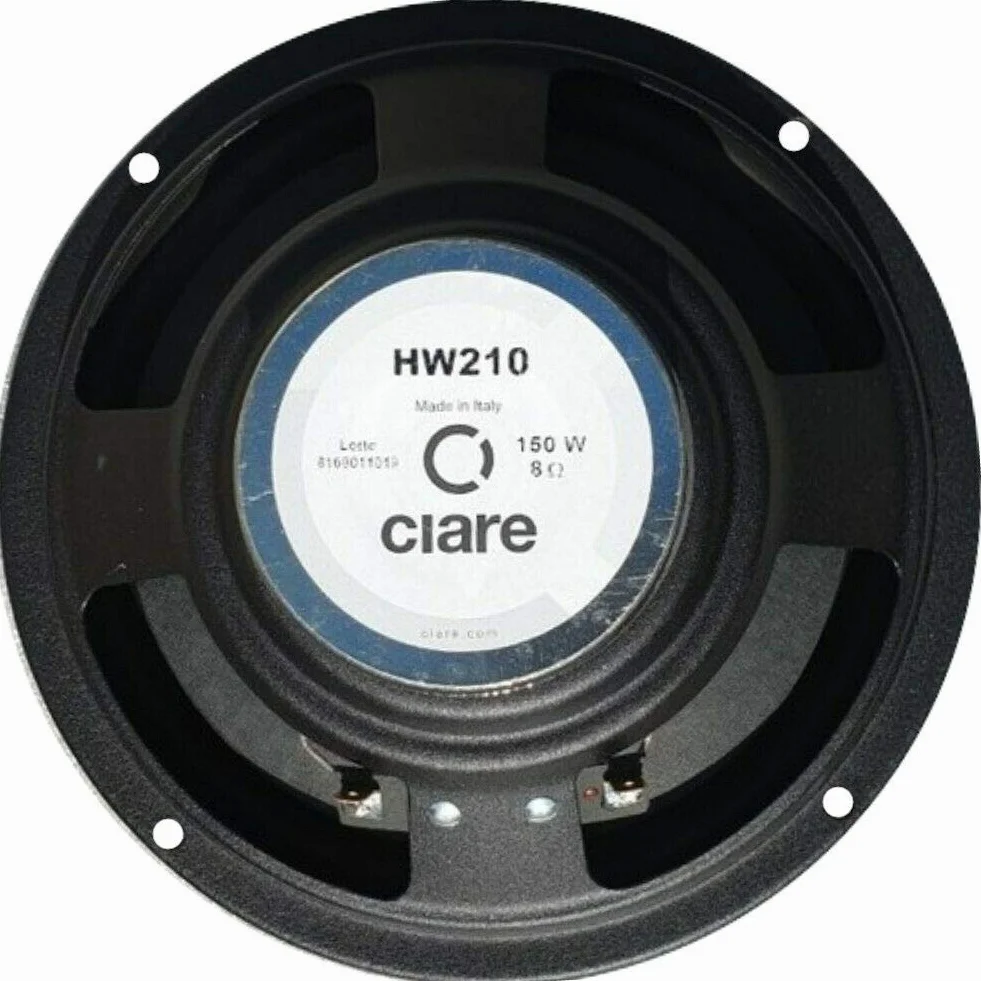 CIARE HW210 HW 210 altoparlante diffusore medio basso woofer da 20,00 cm 200 mm 8" di diametro da 75 watt rms e 150 watt max impedenza 8 ohm per casa dj party auto sospensione in gomma