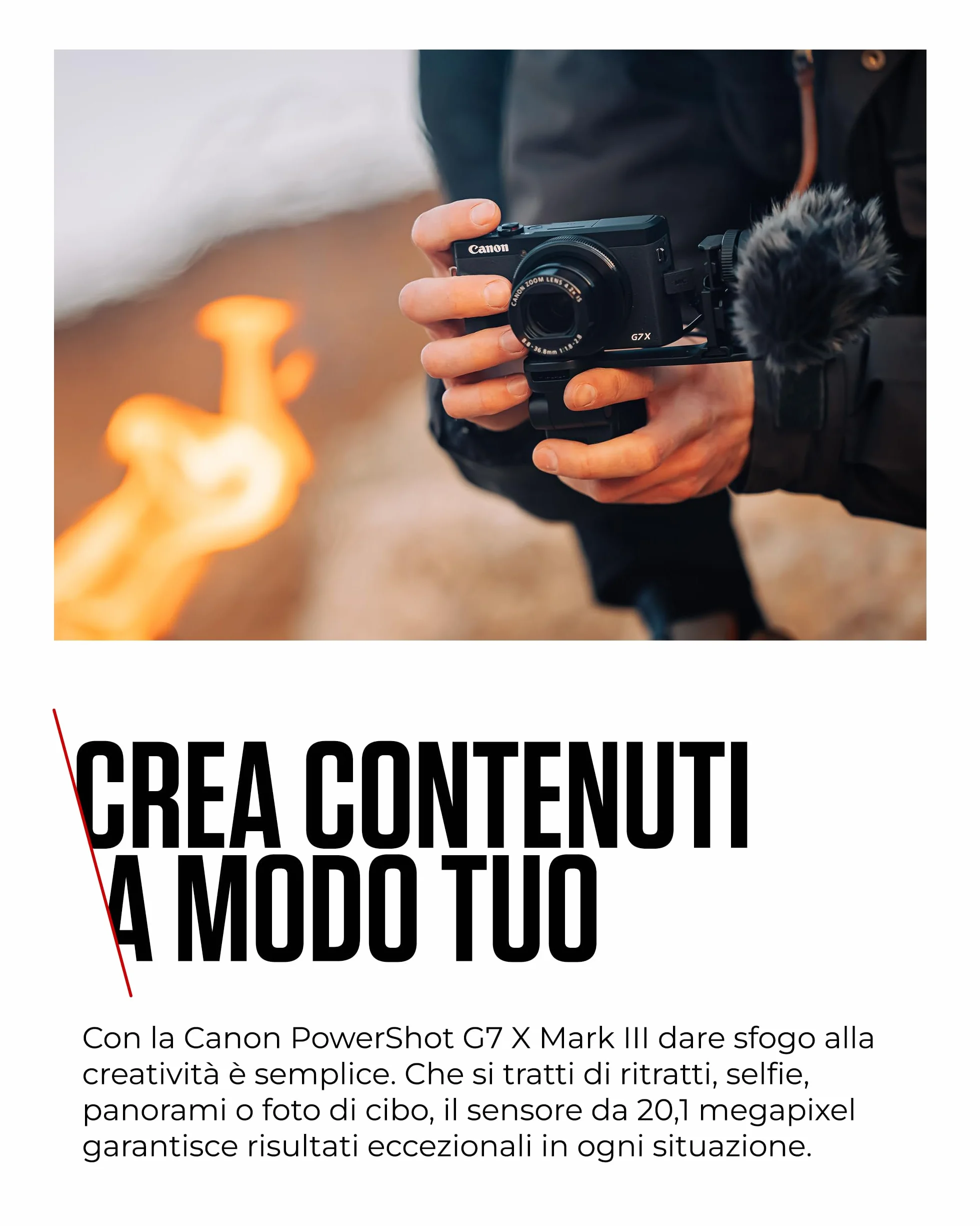 Canon PowerShot G7X Mark III (Argento) – Fotocamera Digitale Compatta con Sensore da 1 Pollice e Video 4K - Perfetta In Condizioni Di Scarsa Illuminazione E Per I Viaggi