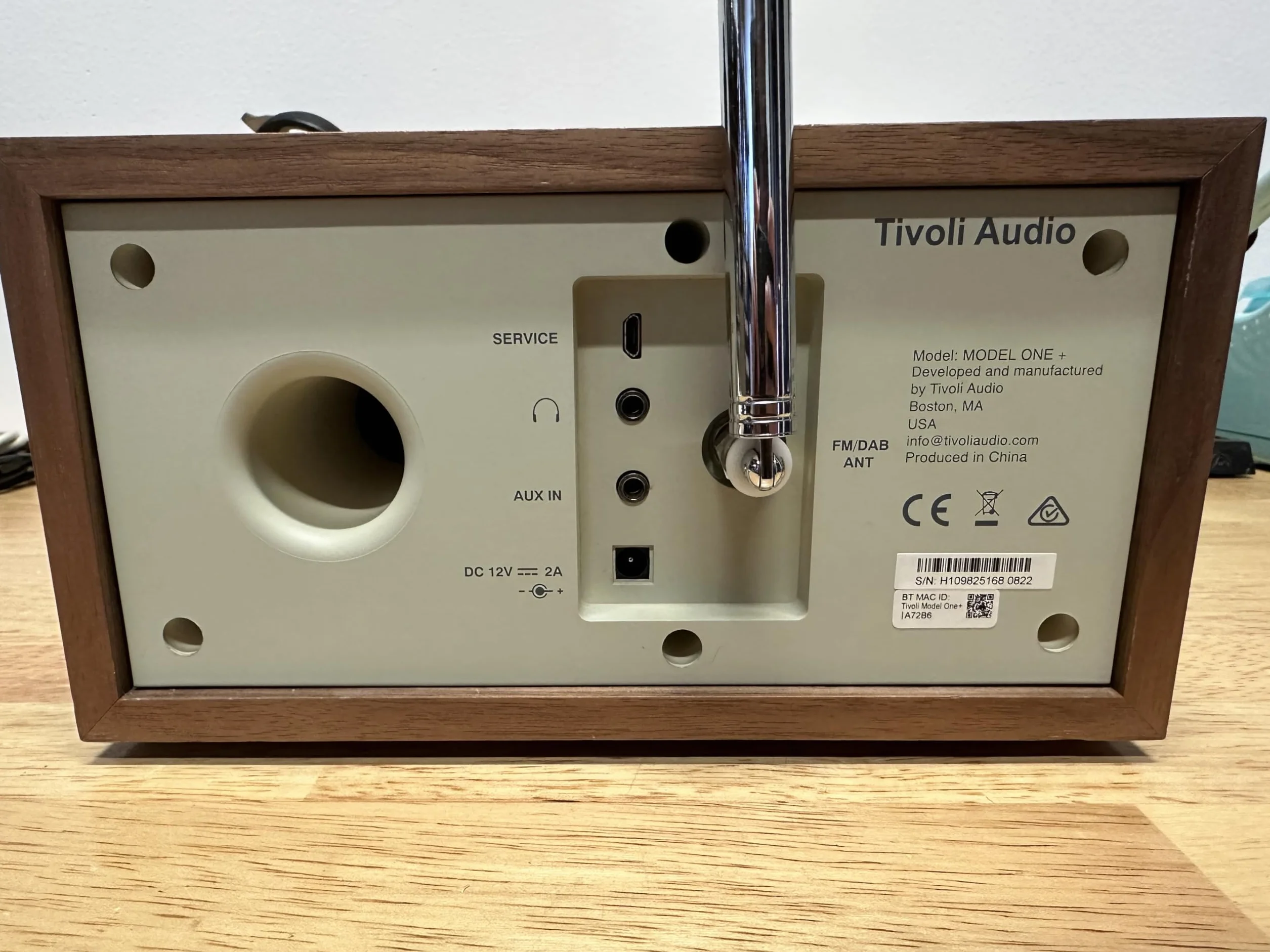 Tivoli Audio Model One+ FM/DAB/DAB+ Bluetooth Radio (Noce/Beige)