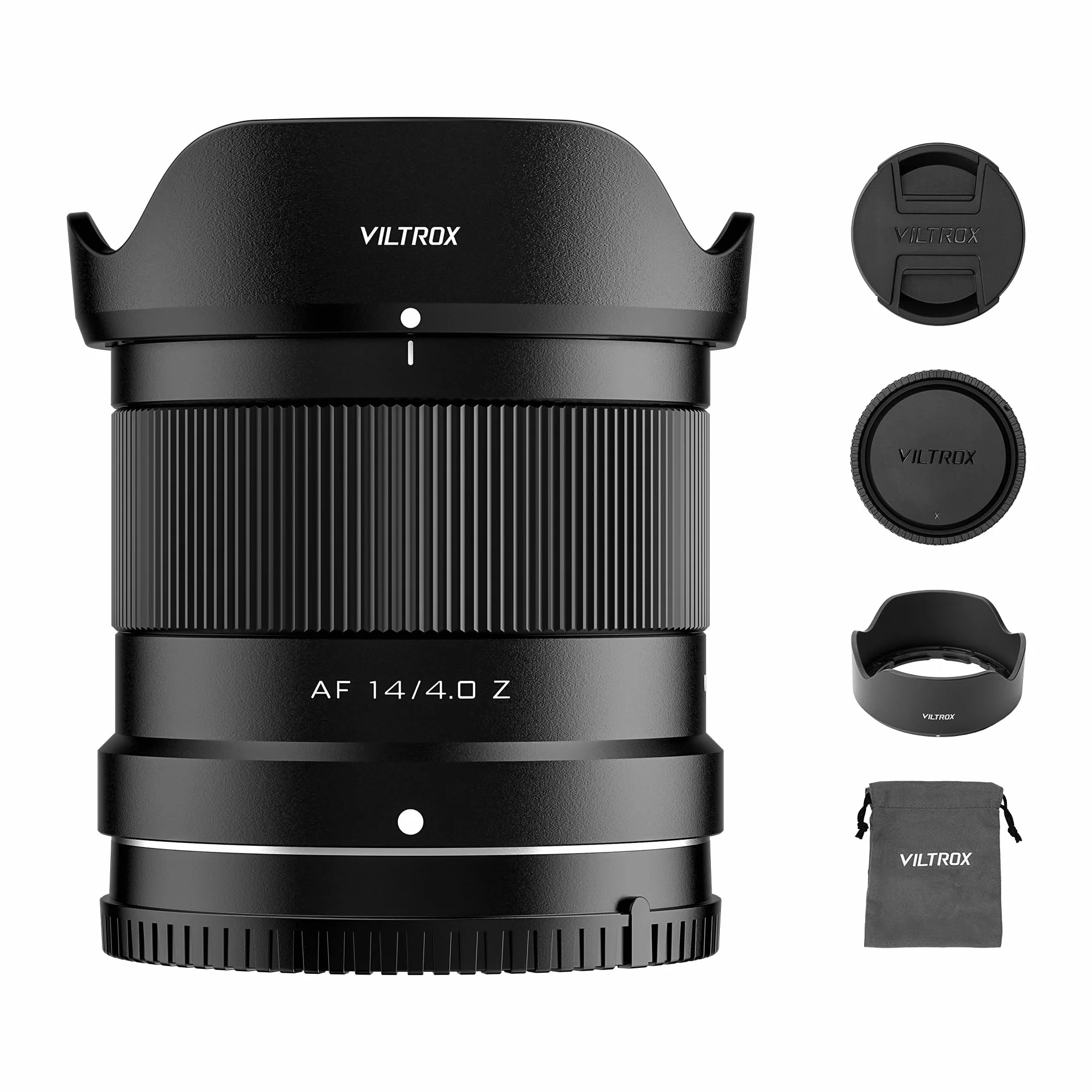 VILTROX AF 14mm F4.0 f/4.0 Air Full Frame Obiettivo per attacco Nikon Z, 112,6° ultragrandangolare obiettivo STM Messa a fuoco automatica compatibile con Nikon Z5 Z5II Z50II Z6II Z30 Z8 ZFC ZF