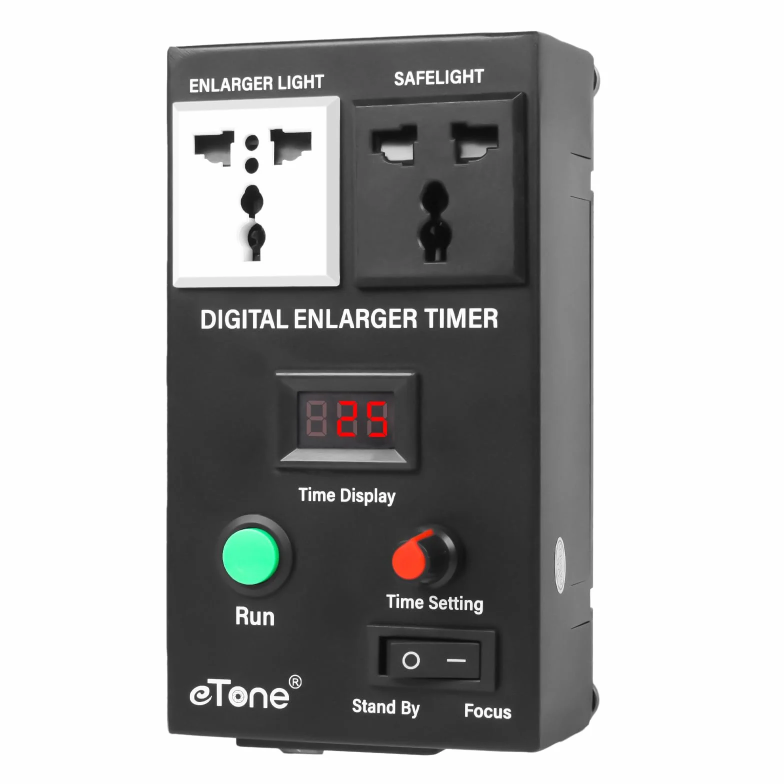 eTone Timer digitale per camera oscura, con interruttore a pedale, attrezzatura fotografica di precisione