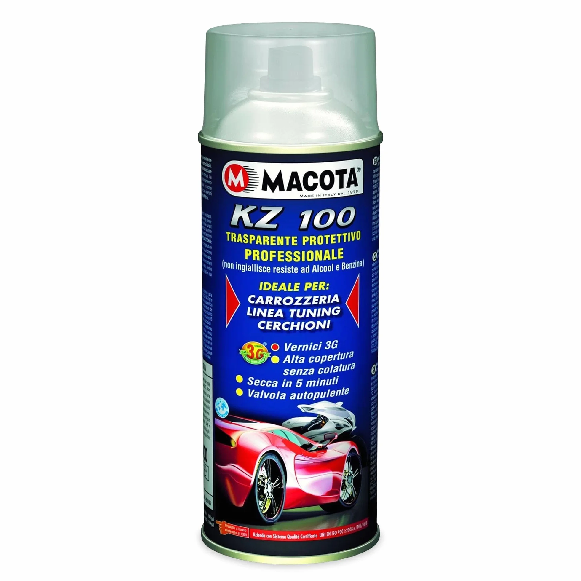 Macota 93028 KZ100 Lucido Vernice Spray Protettiva Trasparente 400ml