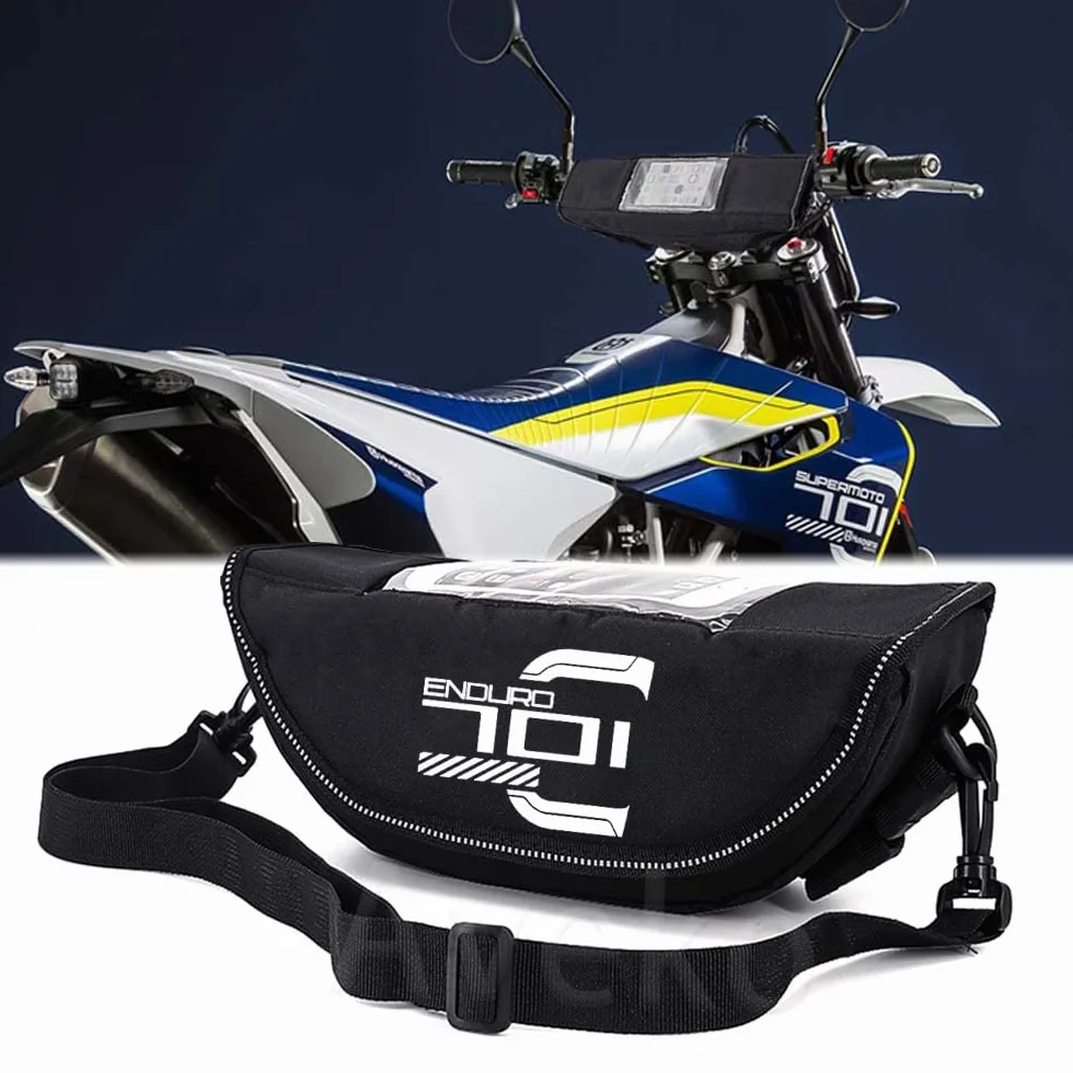 Borsa Portaoggetti Manubrio Moto Impermeabile Antipolvere SUPERMOTO ENDURO