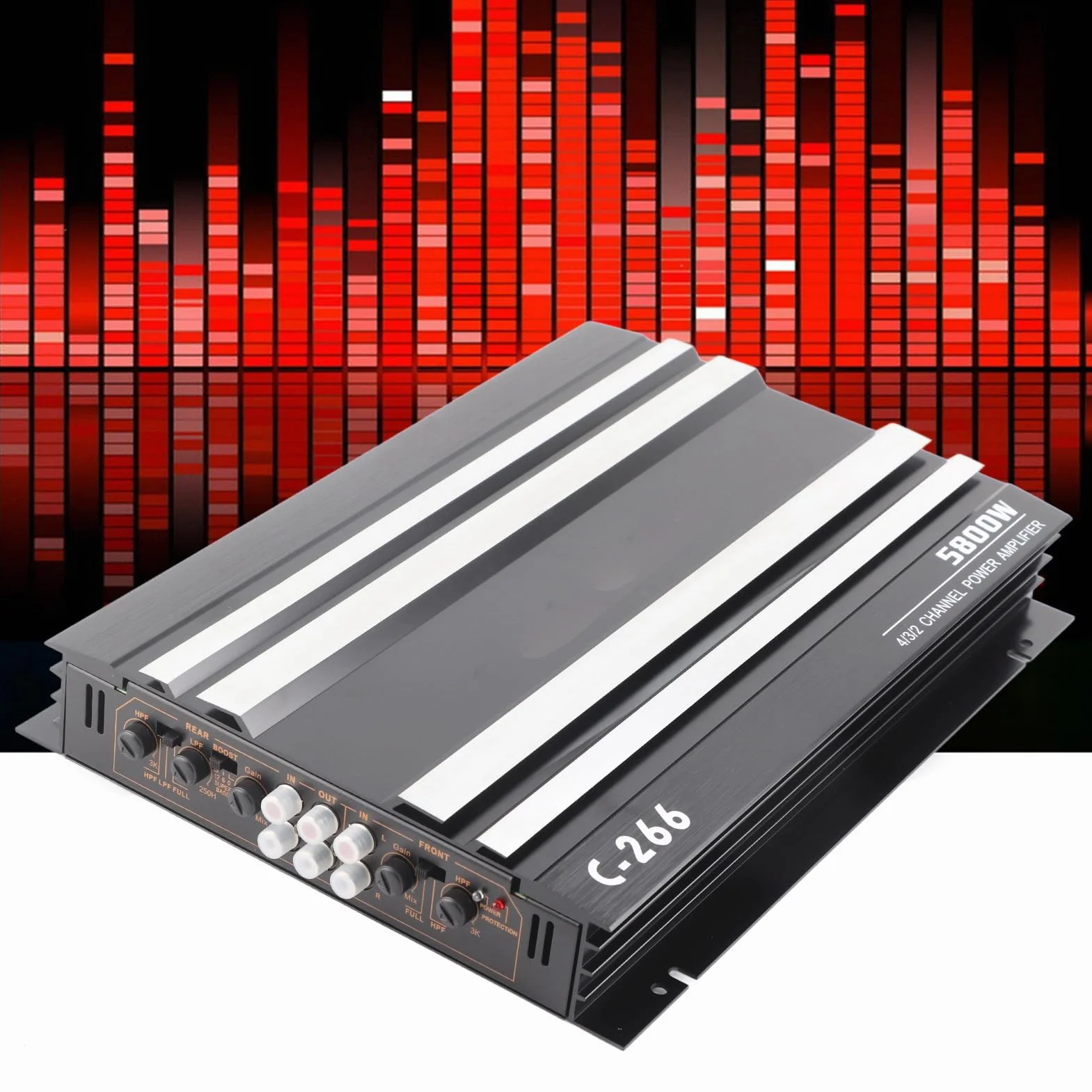 prime car amps. + Amplificatore a gamma completa 5800 W 12V Amplificatore per auto Amplificatore ad alta Hi-Fi audio portatile audio stereo Subwoofer