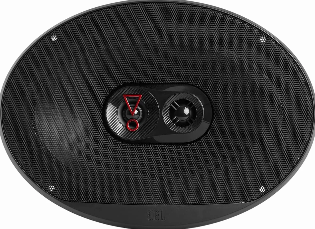 JBL Stage3 9637F - 3-Vie Casse Auto Set di Harman Kardon Senza Griglia - 375 Watt impianto stereo ovale Altoparlanti da 16.5 x 23 cm | 6x9" pollici