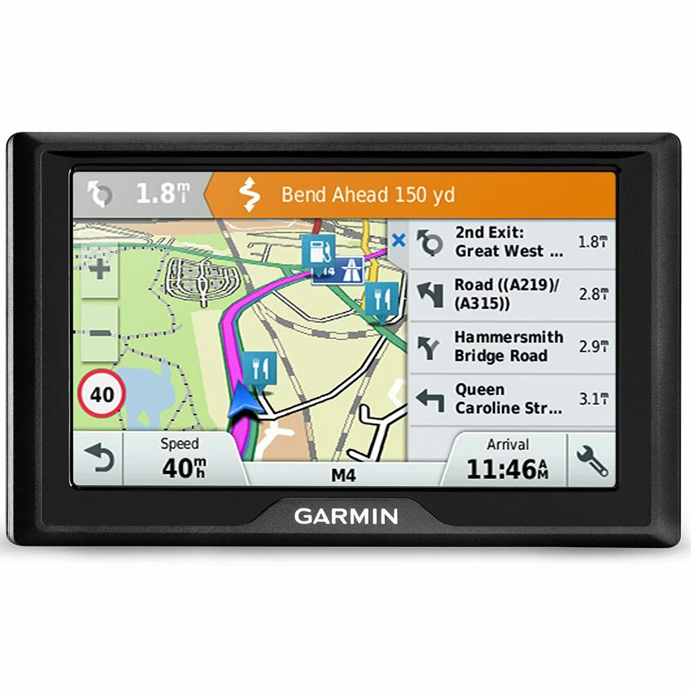 Garmin 010-01678-12 Drive 51 EU LMT-S Navigatore 5", Mappa Europa Completa, Aggiornamento a Vita e Servizi Live via Bluetooth, Traffico Smartphone Link Nera (Ricondizionato)