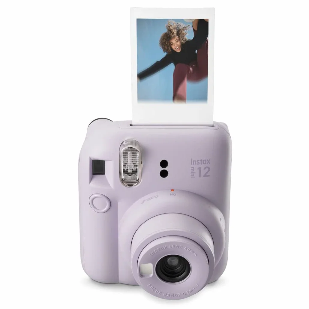 Fujifilm Instax Mini 12 - Fotocamera istantanea con confezione da 40 pellicole, colore: lilla