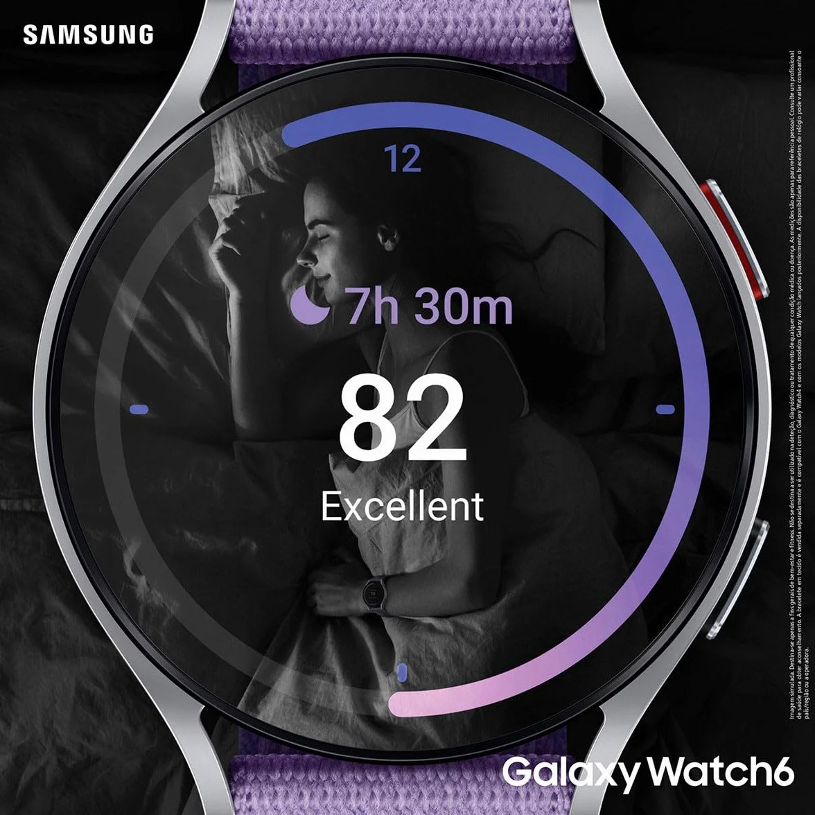 Samsung Galaxy Watch6 44mm, Smartwatch Analisi del Sonno, Monitoraggio Benessere, Batteria a lunga durata, Bluetooth, Ghiera Touch in Alluminio, Graphite (Ricondizionato)