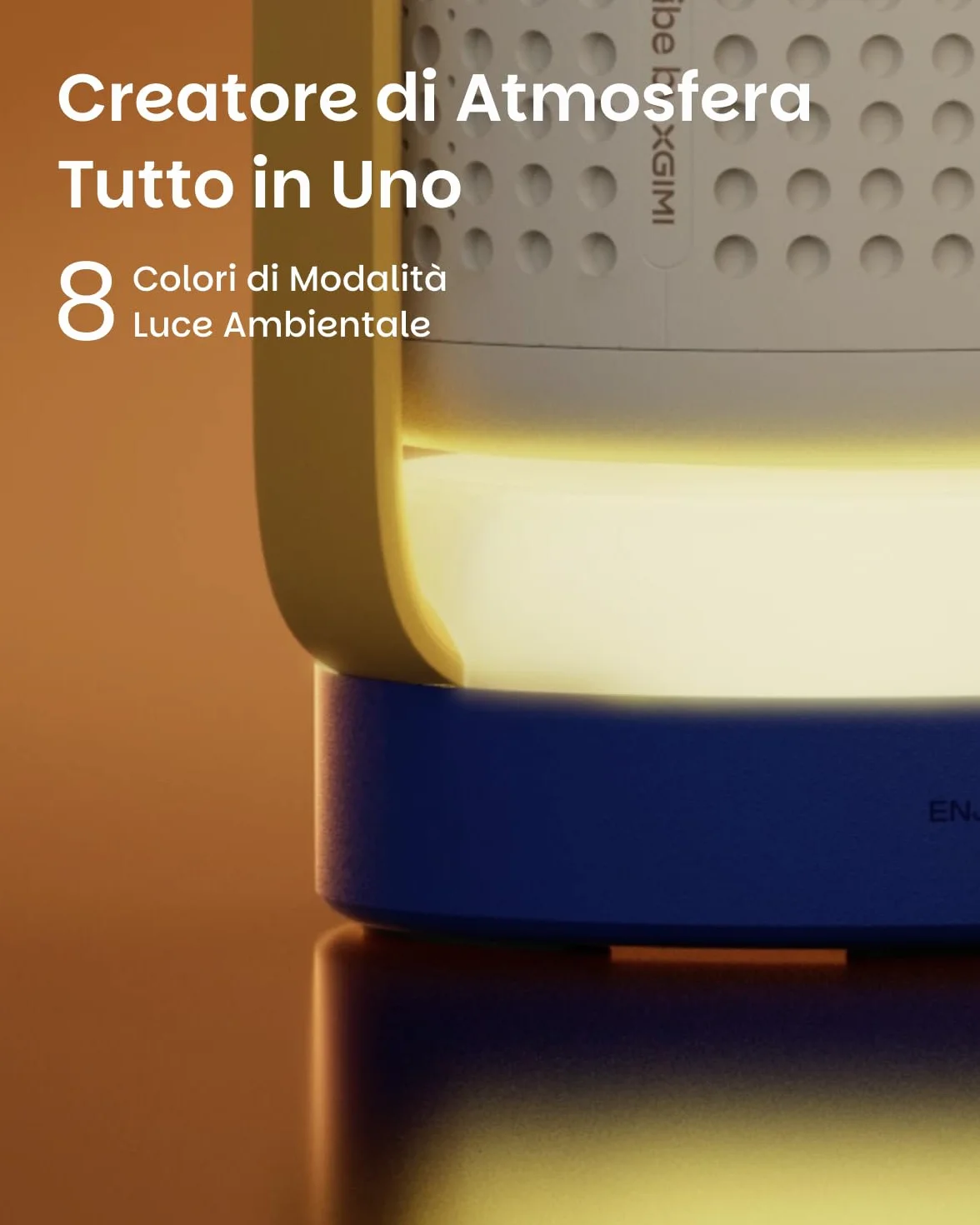 XGIMI Vibe One Proiettore Smart Mini Portatile 1080P, GTV con Netflix con Licenza, Batteria Integrata, Messa a Fuoco Automatica, Correzione Trapezoidale Automatica, Proiettore per la Casa (Blu Scintilla)