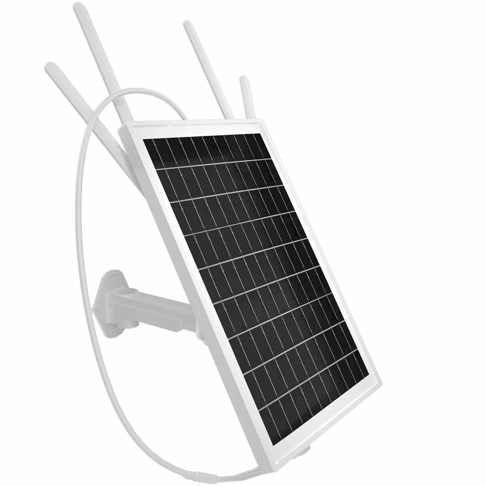 Amplificatore di segnale WiFi a batteria solare per esterni, Internet 2.4G WiFi Extender Booster a lungo raggio fino a 300 piedi, Ripetetore WiFi solare per giardino, fattoria e ranch