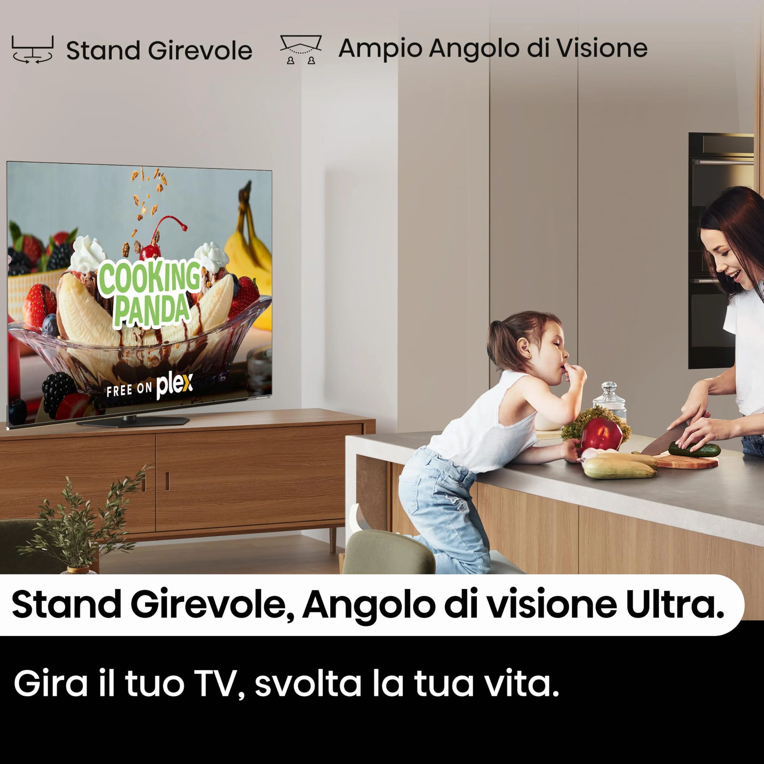 Hisense TV 65" OLED 4K 65A8DN Smart TV VIDAA U8 Dolby Vision IQ HDR 10+ 120Hz Game Mode PRO Dolby Atmos