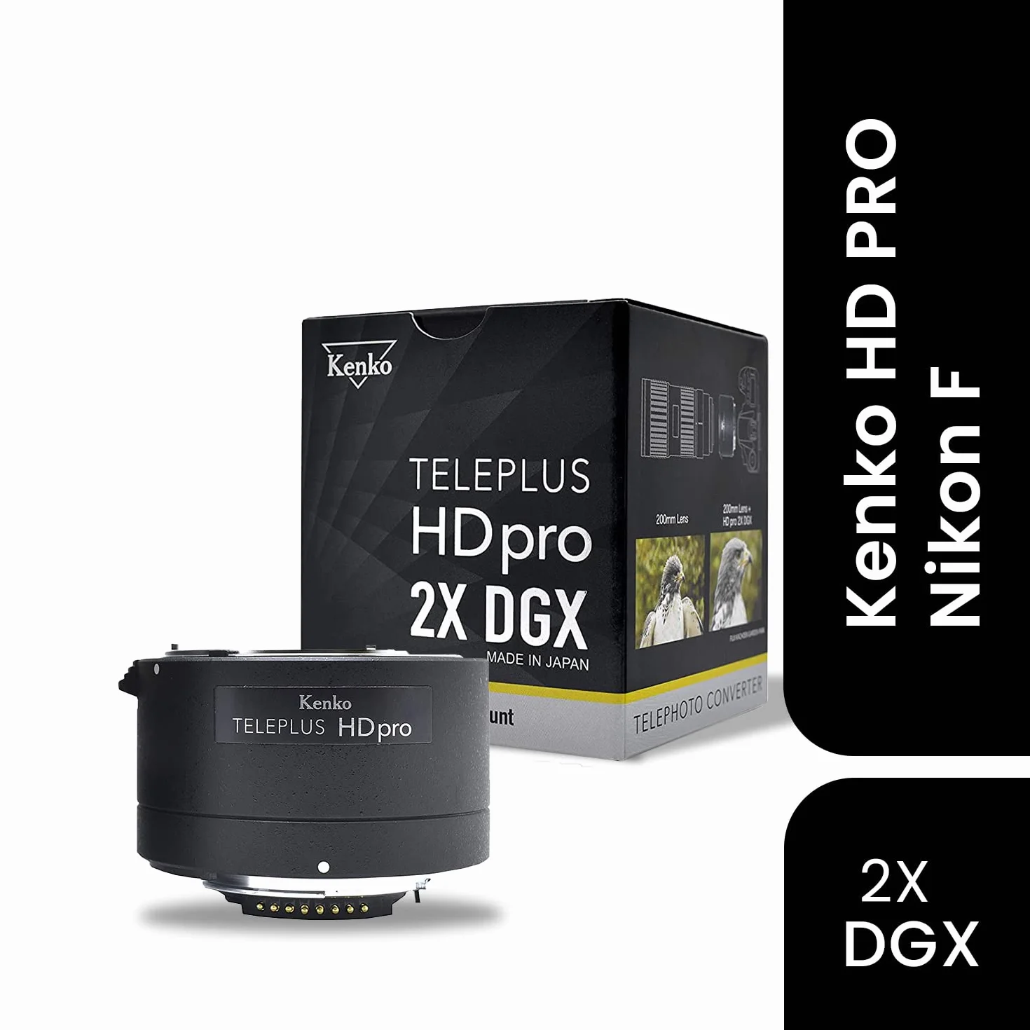 Kenko Teleconverter Teleplus HD PRO 2x DGX per Nikon F, prodotto in Giappone, 625293