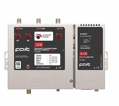 ECI ELETTROFORNITURE FAIT C636 - Centralino TV configurabile 120 dBμV EX C635