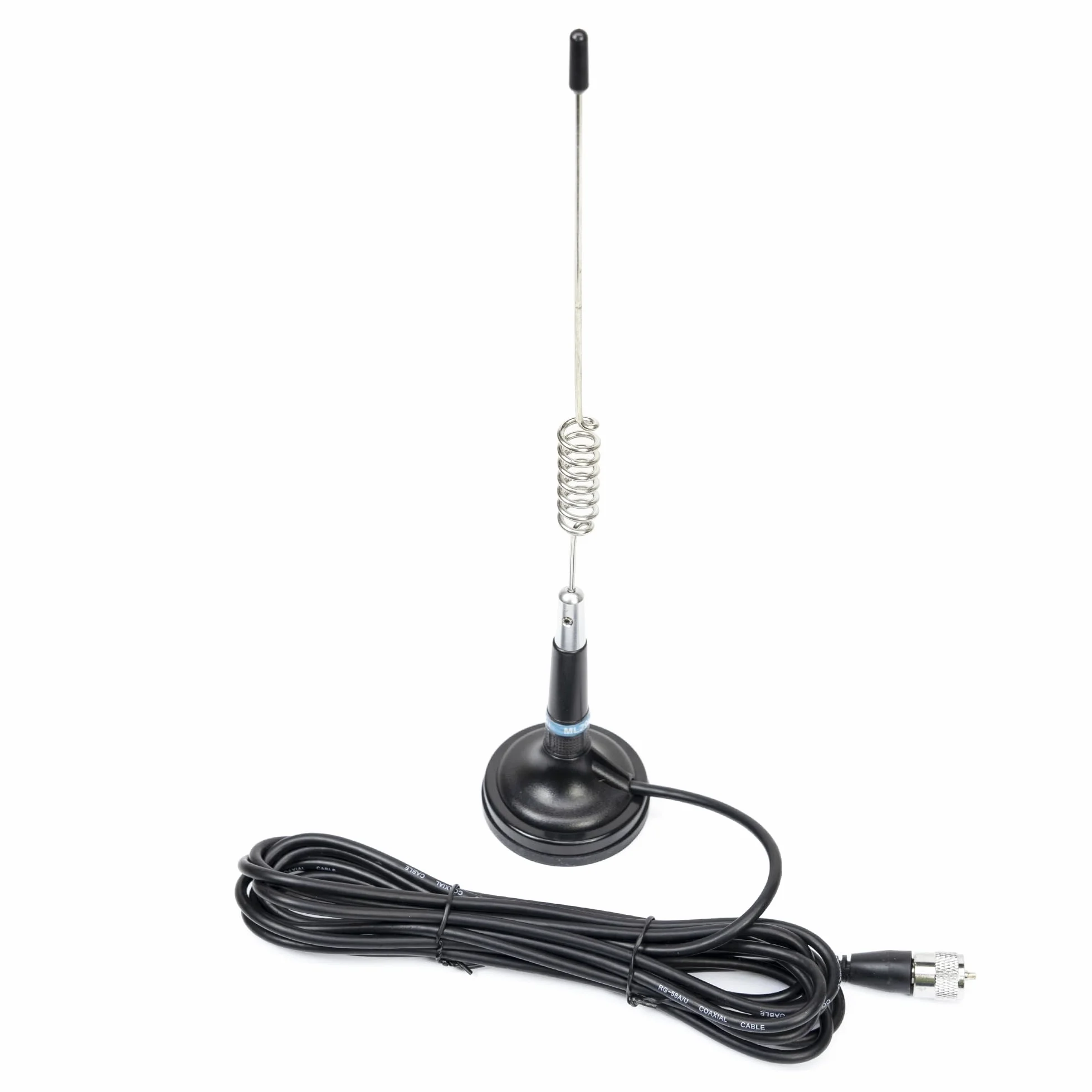 Antenna CB PNI ML29, lunghezza 29 cm, con magnete incluso diametro 70 mm e cavo RG58