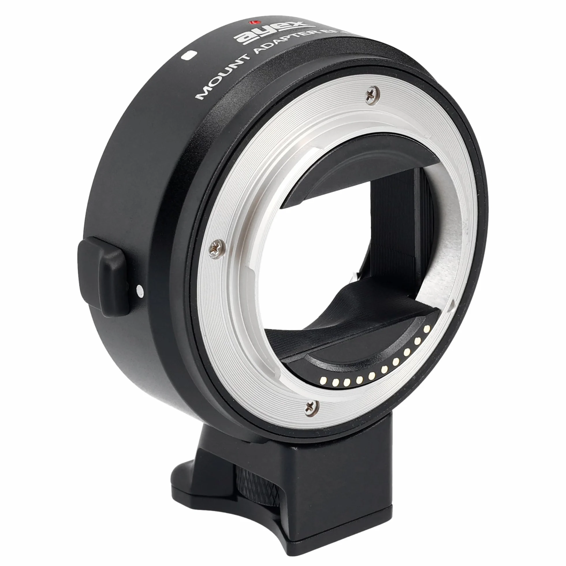 ayex Adattatore per obiettivo compatibile con obiettivi Canon EF, compatibile con fotocamere Sony E-Mount Dual Autofocus Control & is Stabilizzazione EF-NEX IV EF-E IV
