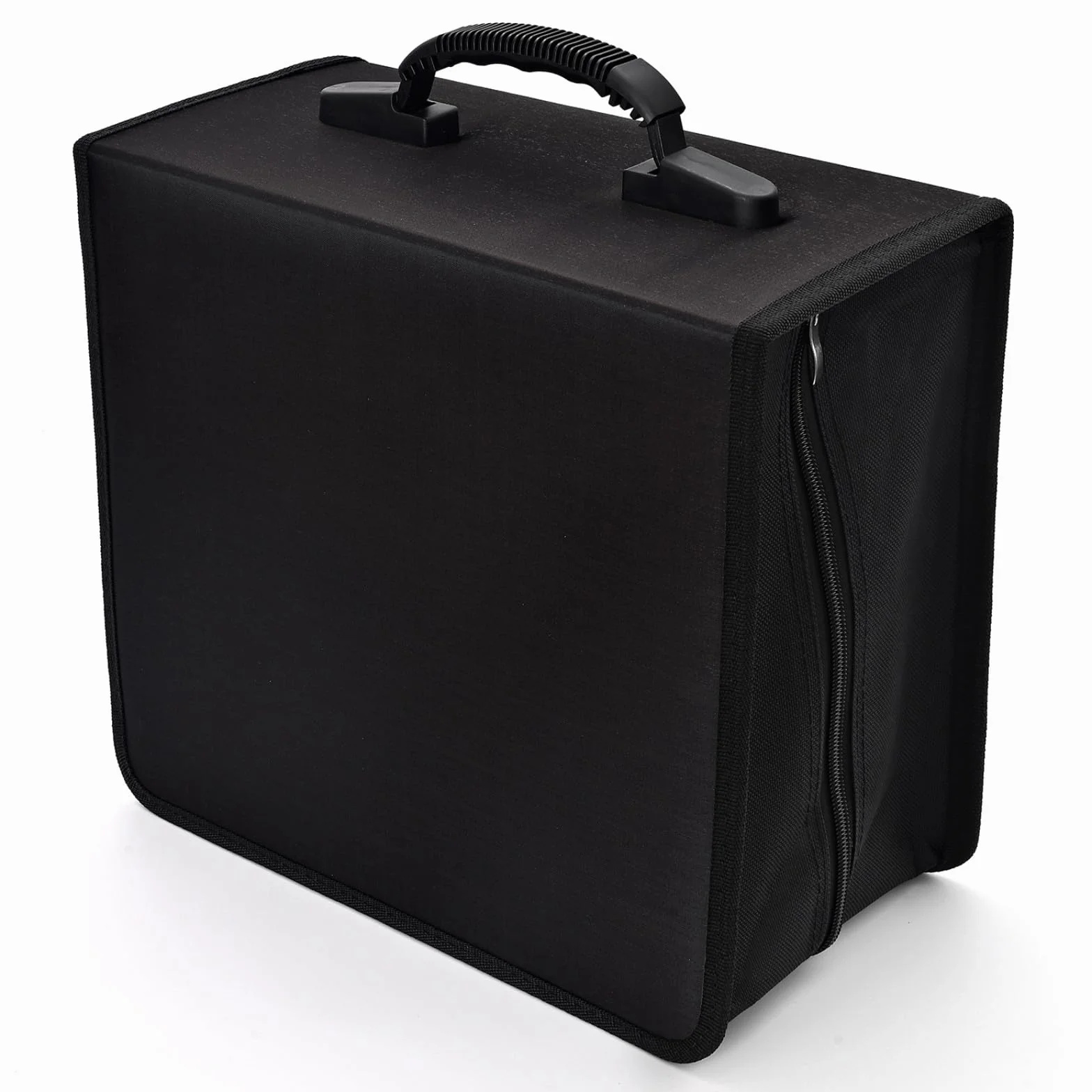 alavisxf xx Custodia per CD, capacità 432, porta DVD, resistente, con cerniera, organizer per film, media, raccoglitore per auto, casa, ufficio, viaggi