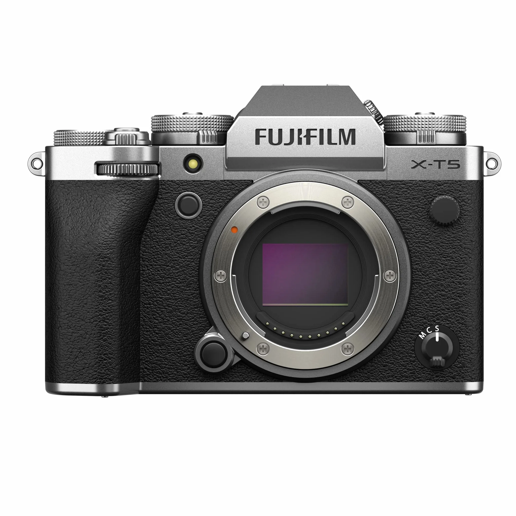 Fujifilm Digital X-T5 Fotocamera Mirrorless 40MP(Pixel Shift Multi Shot 160MP) Sensore X-Trans CMOS 5 HR, Stabilizzatore IBIS, Filmati 6.2K 30p, Mirino EVF, Schermo LCD 3" tiltabile,Argento,16782272