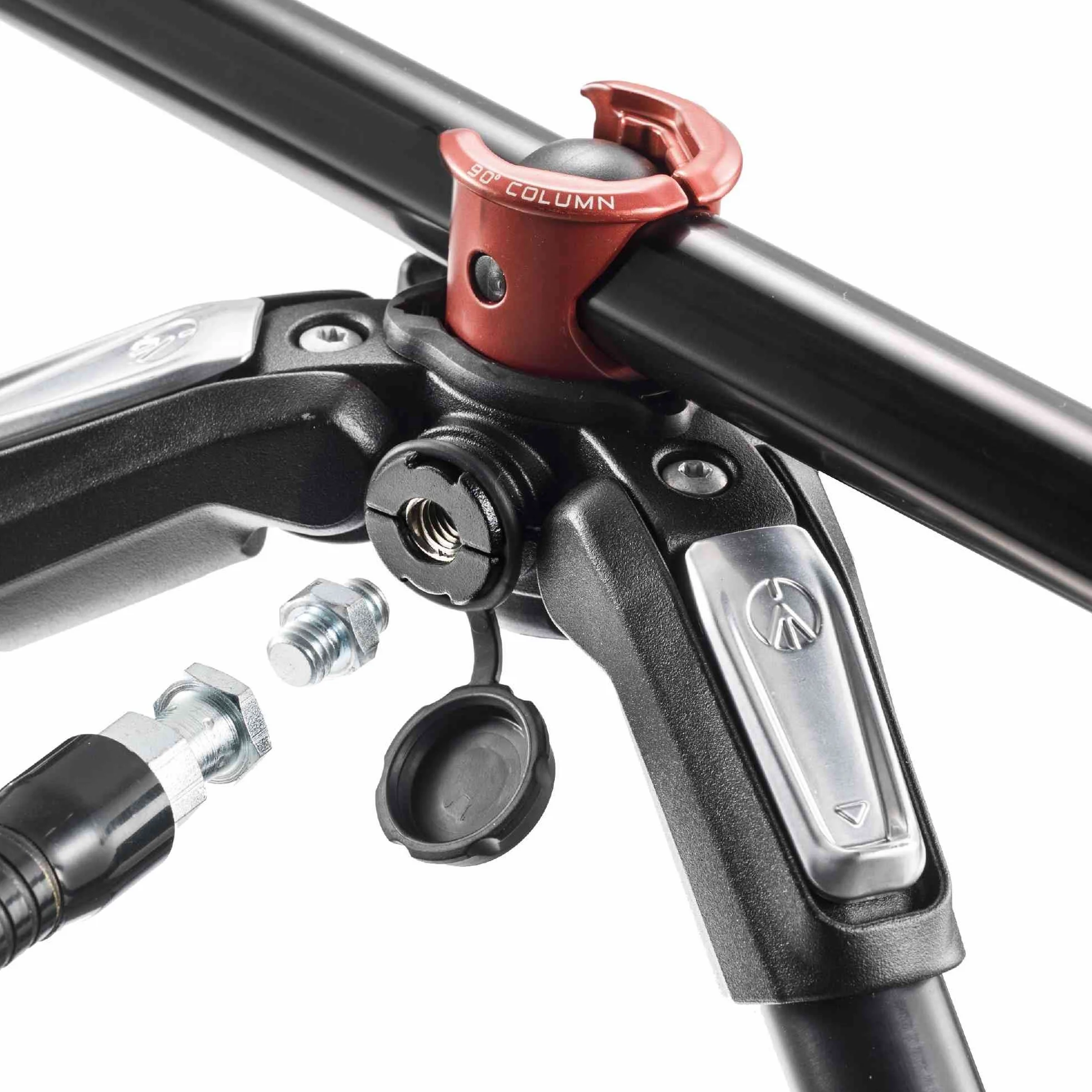 Manfrotto Kit Treppiede 190XPRO a 4 Sezioni in Alluminio con Testa su 3 Assi, Kit Professionale Accessori Fotografia, Treppiede Fotocamera con Testa 3-Vie per fotocamera mirrorrless, DSLR