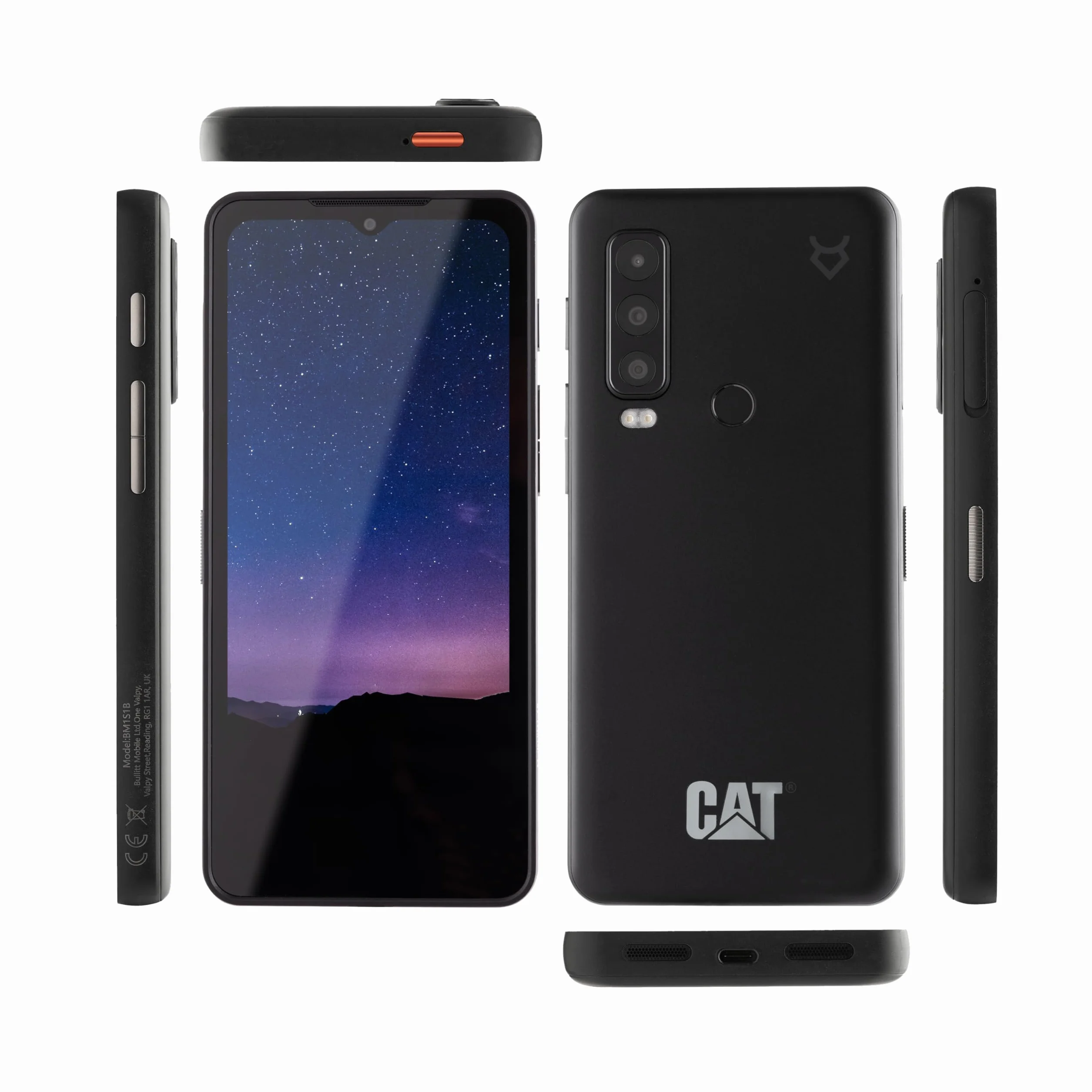 OSAT Caterpillar CAT S75 Robusto telefono cellulare bidirezionale Bullitt Satellite Messenger nero