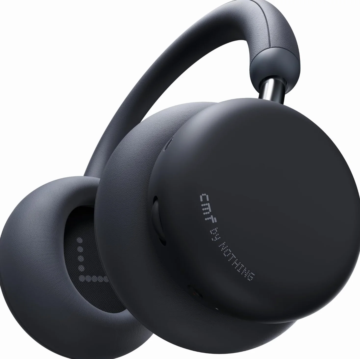 CMF Headphone Pro - Cuffie Bluetooth Over-Ear Wireless – Fino a 100h di Batteria, Hi-Res con LDAC, Audio Spaziale, con Cancellazione Attiva del Rumore – Grigio Scuro