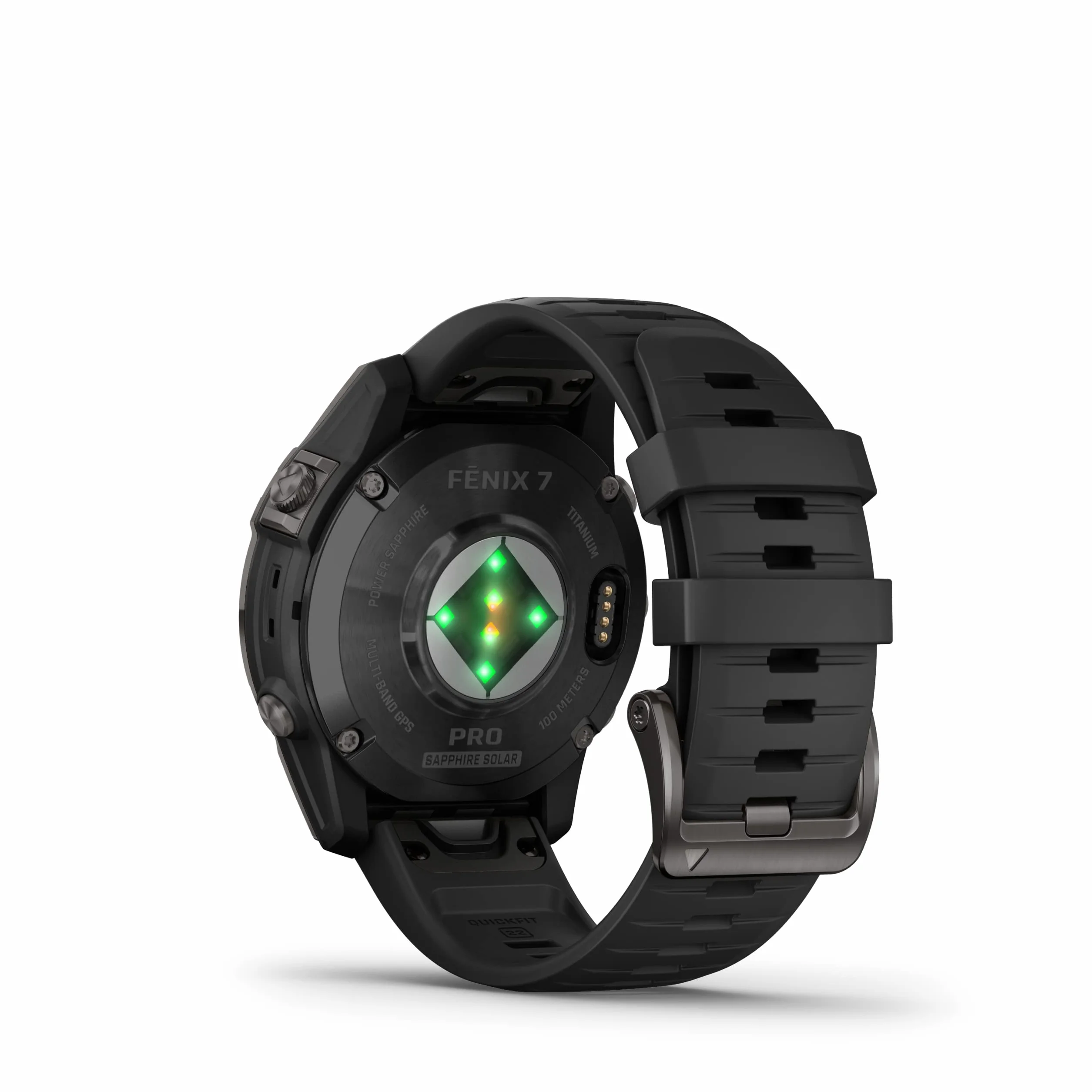 Garmin fēnix 7 Pro Solar, Smartwatch, Ricarica solare, 47mm, Torcia LED, Touchscreen 1,3", +30 Sport, GNSS multi-band, SpO2, Mappe, Musica, Autonomia 22 giorni (Slate Gray & Black) (Ricondizionato)