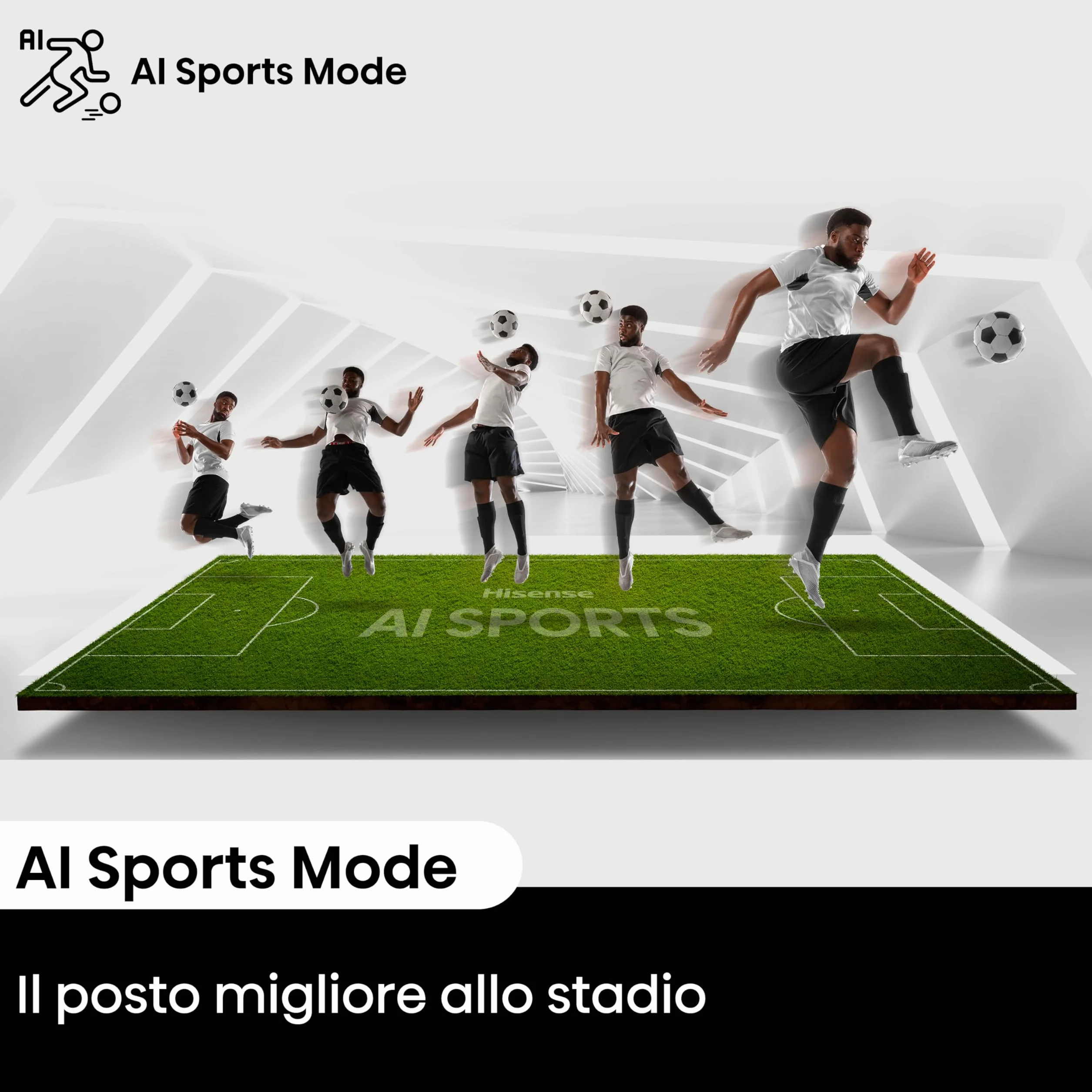 Hisense TV 43" QLED 4K 43E77NQ, Smart TV VIDAA U7, Dolby Vision, HDR 10+, Game Mode Plus, Dolby Atmos, Alexa Built-in, VIDAA Voice, Tuner DVB-T2/S2 HEVC 10, lativù 4K