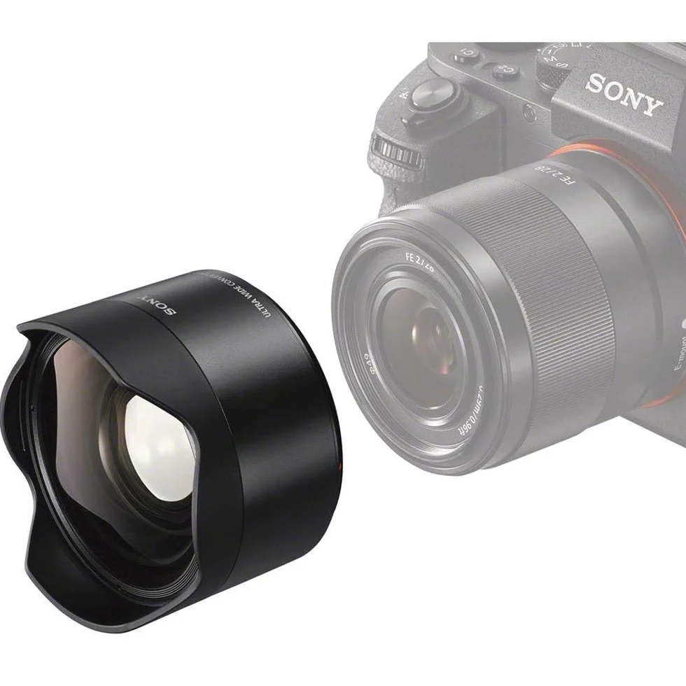 Sony SEL-075UWC Convertitore Ultragrandangolare per Sony SEL-28F20, Mirrorless Full-Frame, Attacco E, SEL075UWC