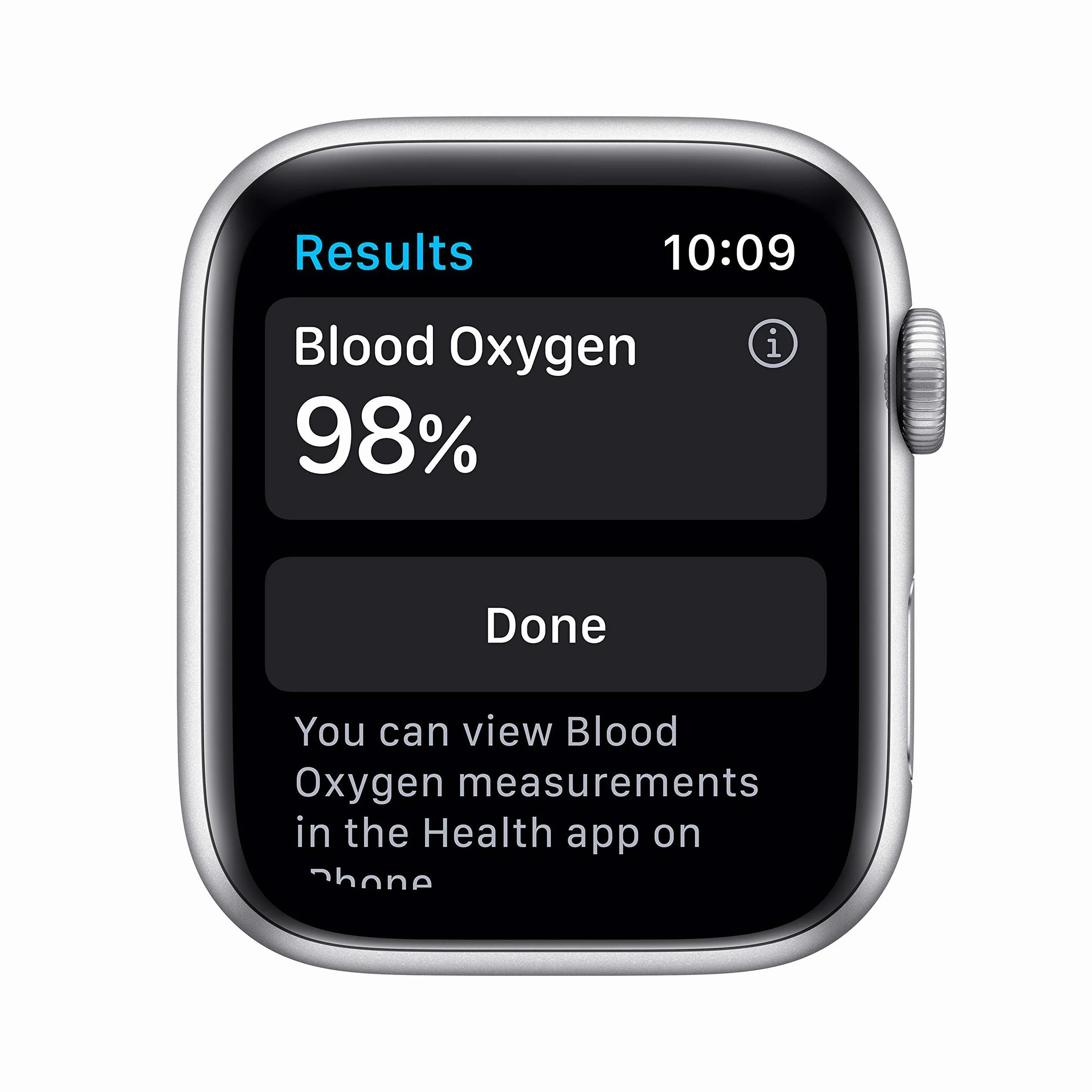 Apple Watch Series 6 (GPS + Cellulare, 44MM) Cassa in Alluminio Argento con Cinturino Sport Bianco (Ricondizionato)